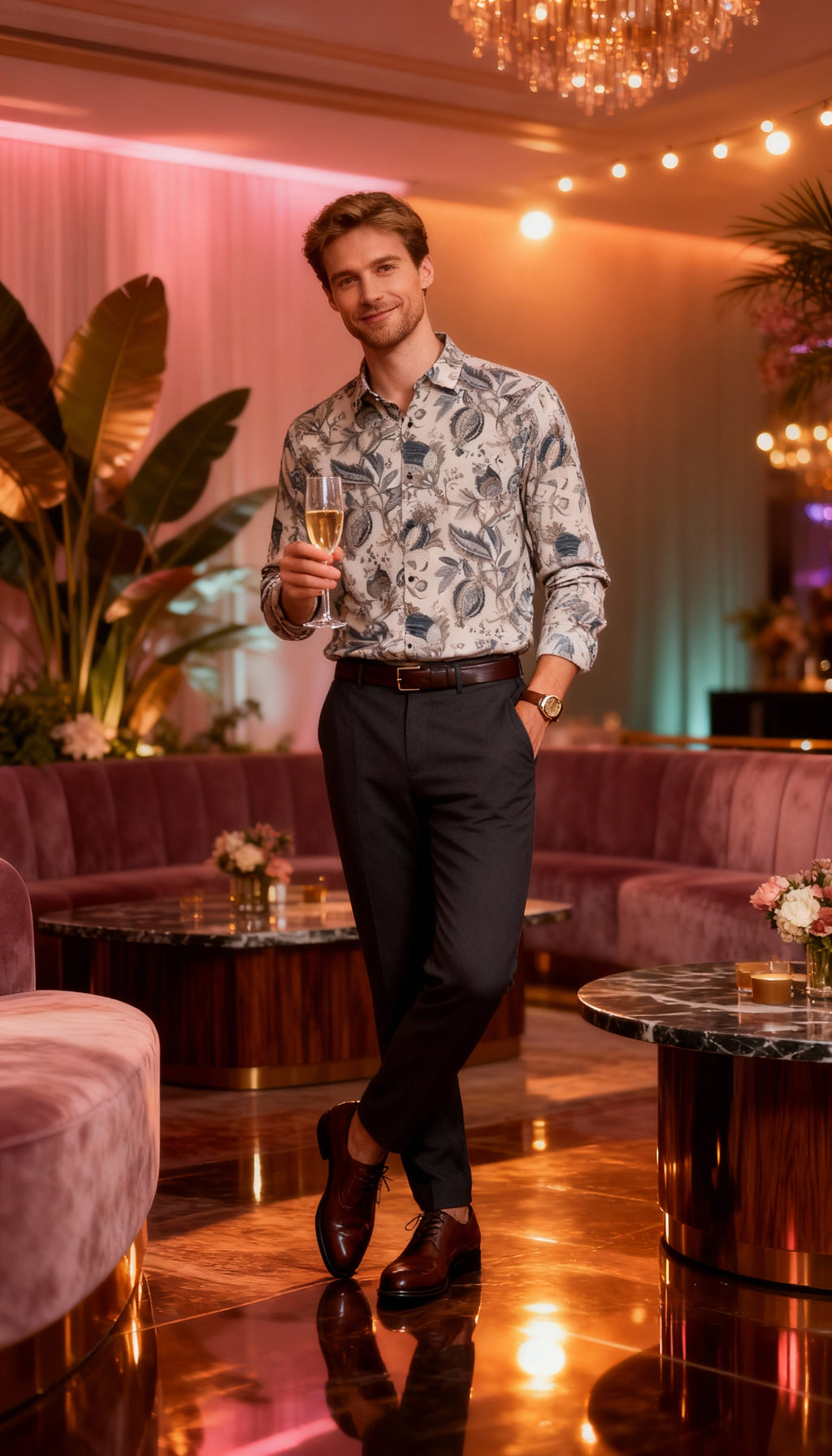 Fancy Printed Designer Men's Shirt