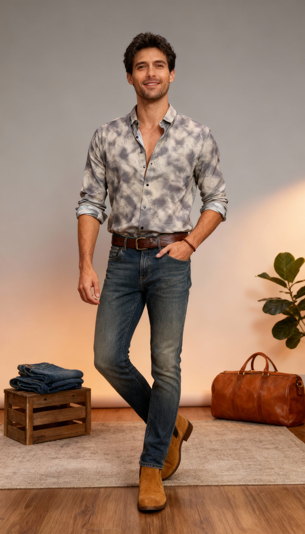 Fancy Printed Men's Shirt