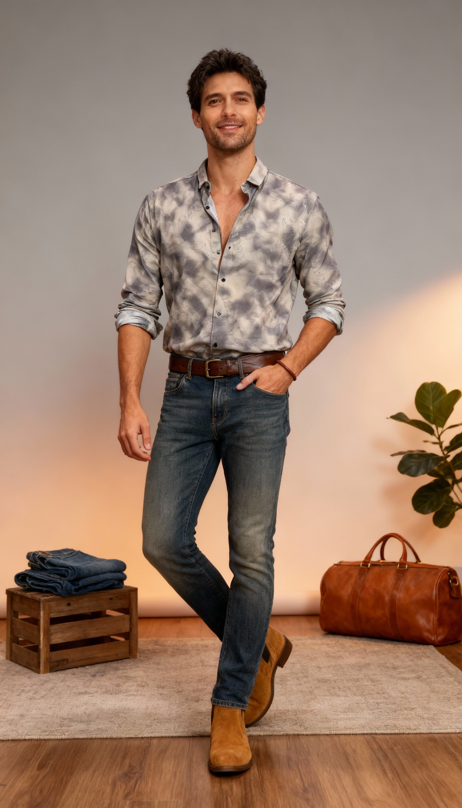 Fancy Printed Men's Shirt