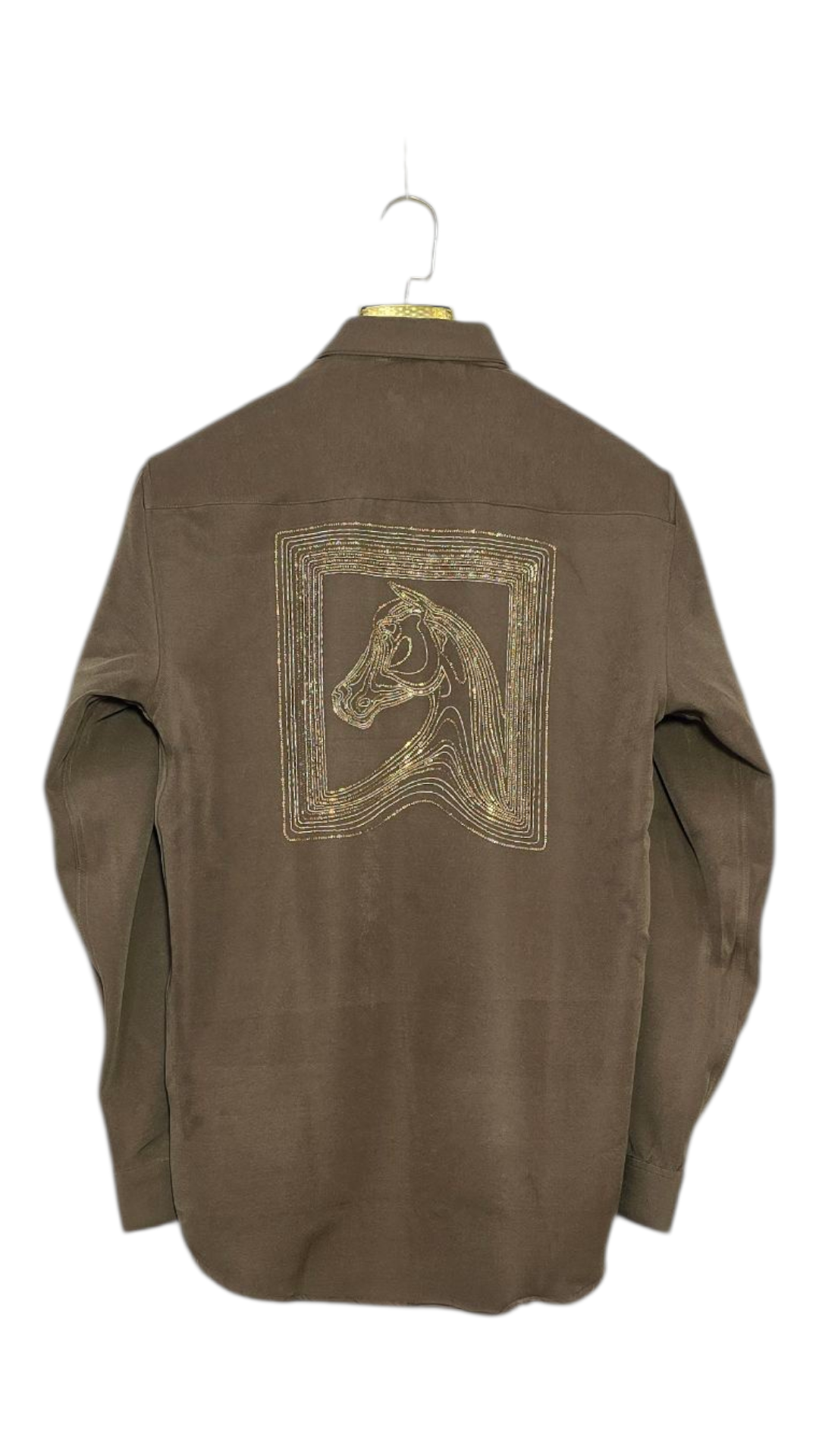 Self Design Premium Club Wear Sequin Men's Shirt