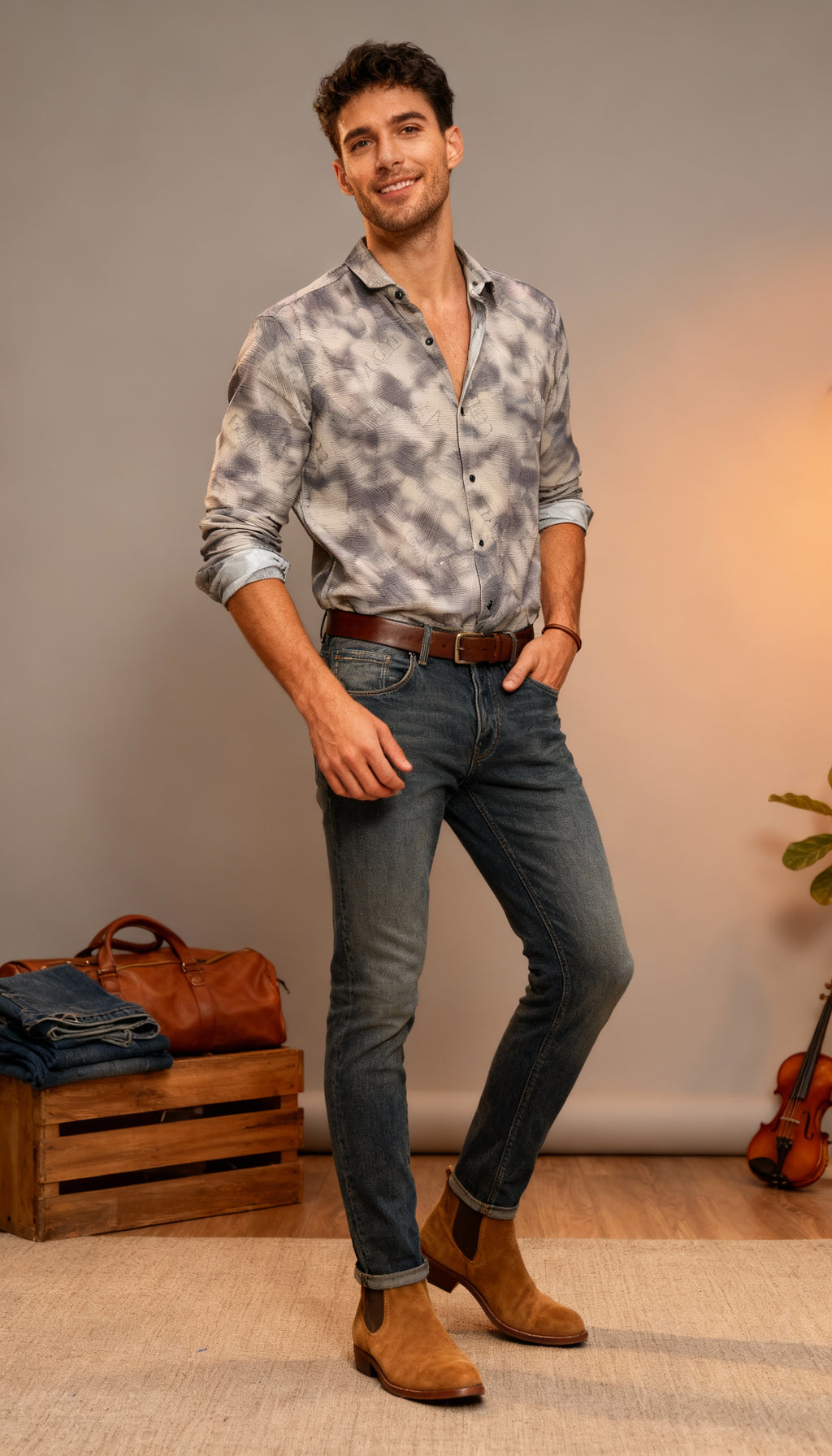 Fancy Printed Men's Shirt