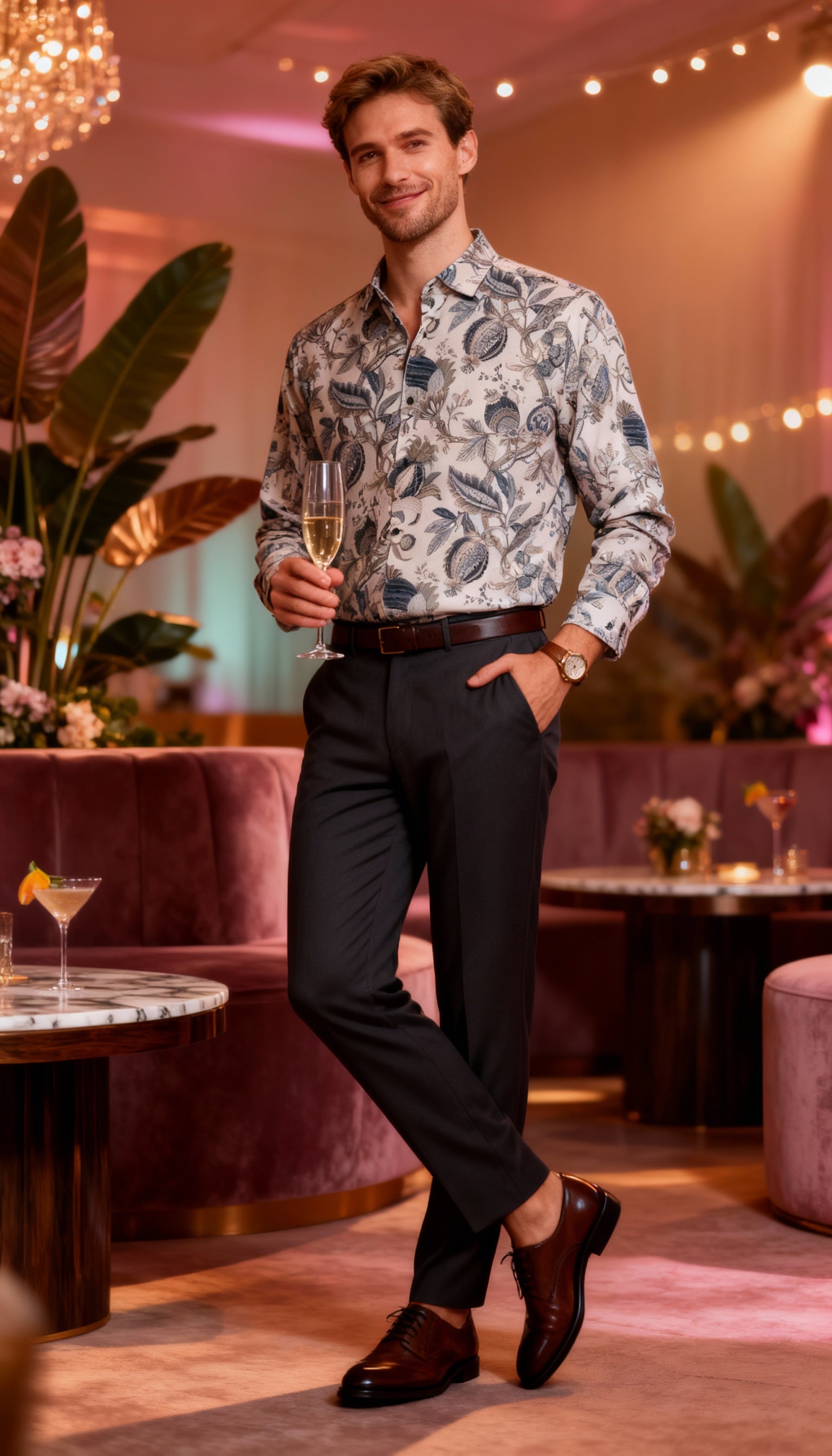 Fancy Printed Designer Men's Shirt