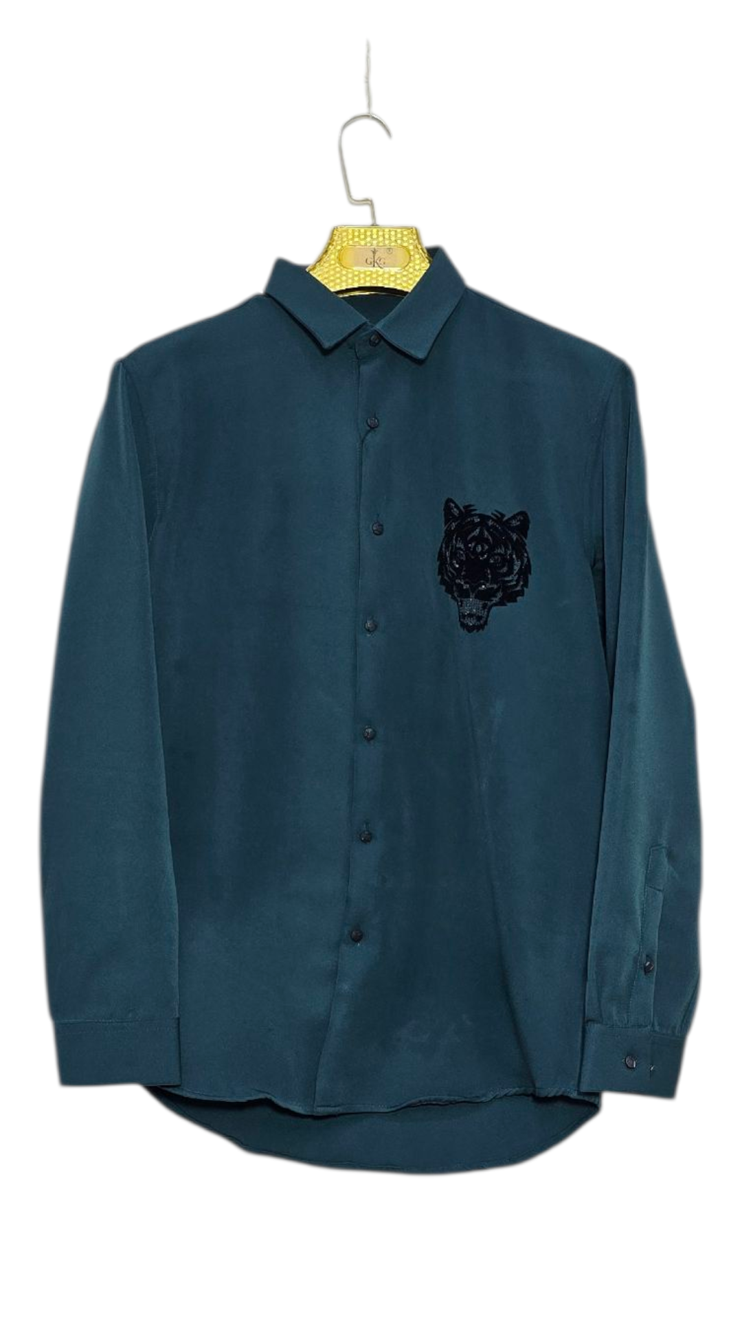 Self Design Premium Club Wear Sequin Men's Shirt