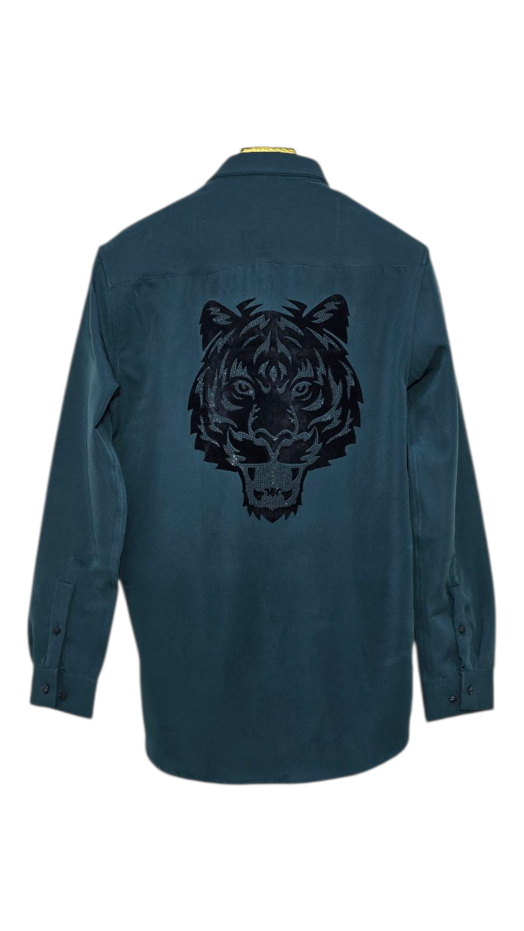 Self Design Premium Club Wear Sequin Men's Shirt