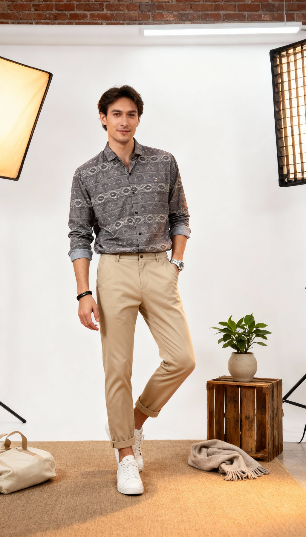 Fancy Printed Men's Shirt