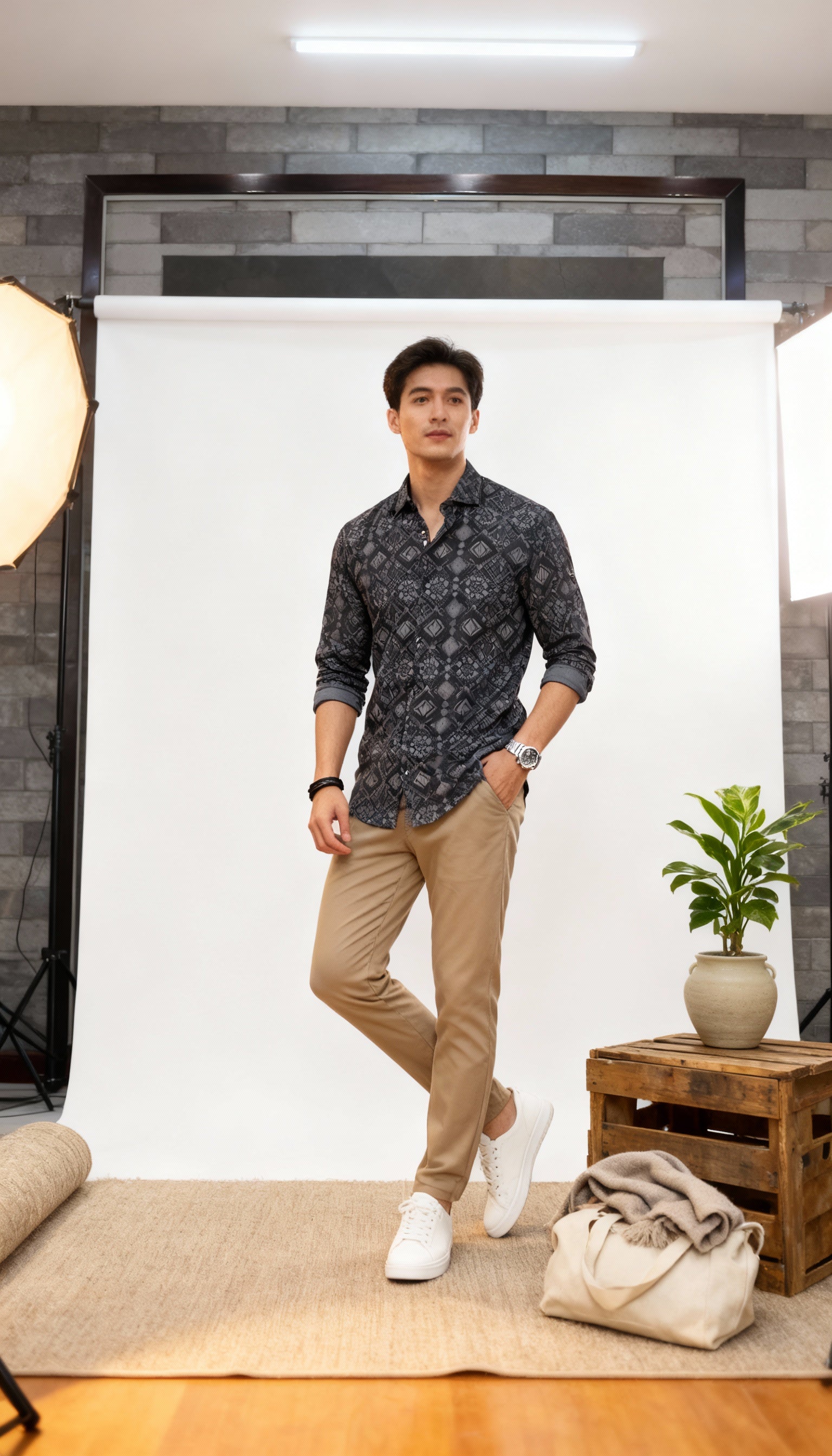 Fancy Printed Men's Shirt