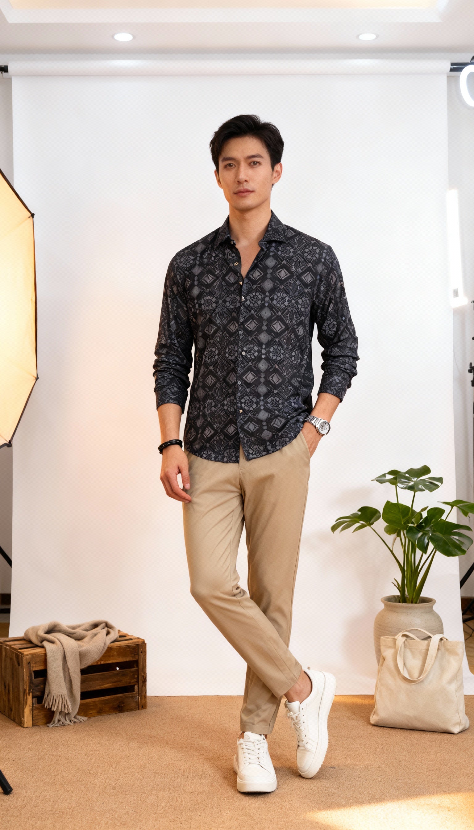 Fancy Printed Men's Shirt