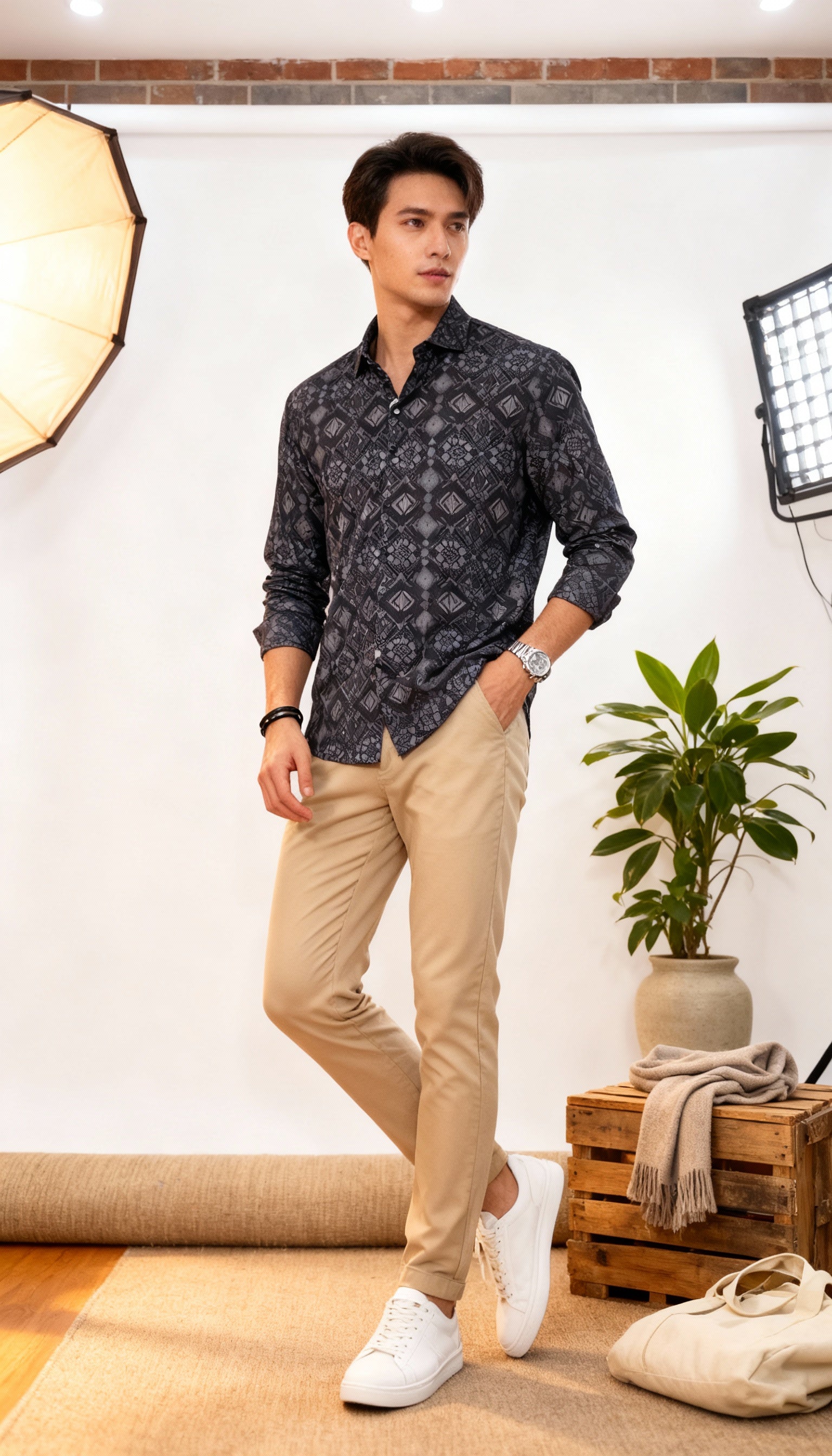 Fancy Printed Men's Shirt