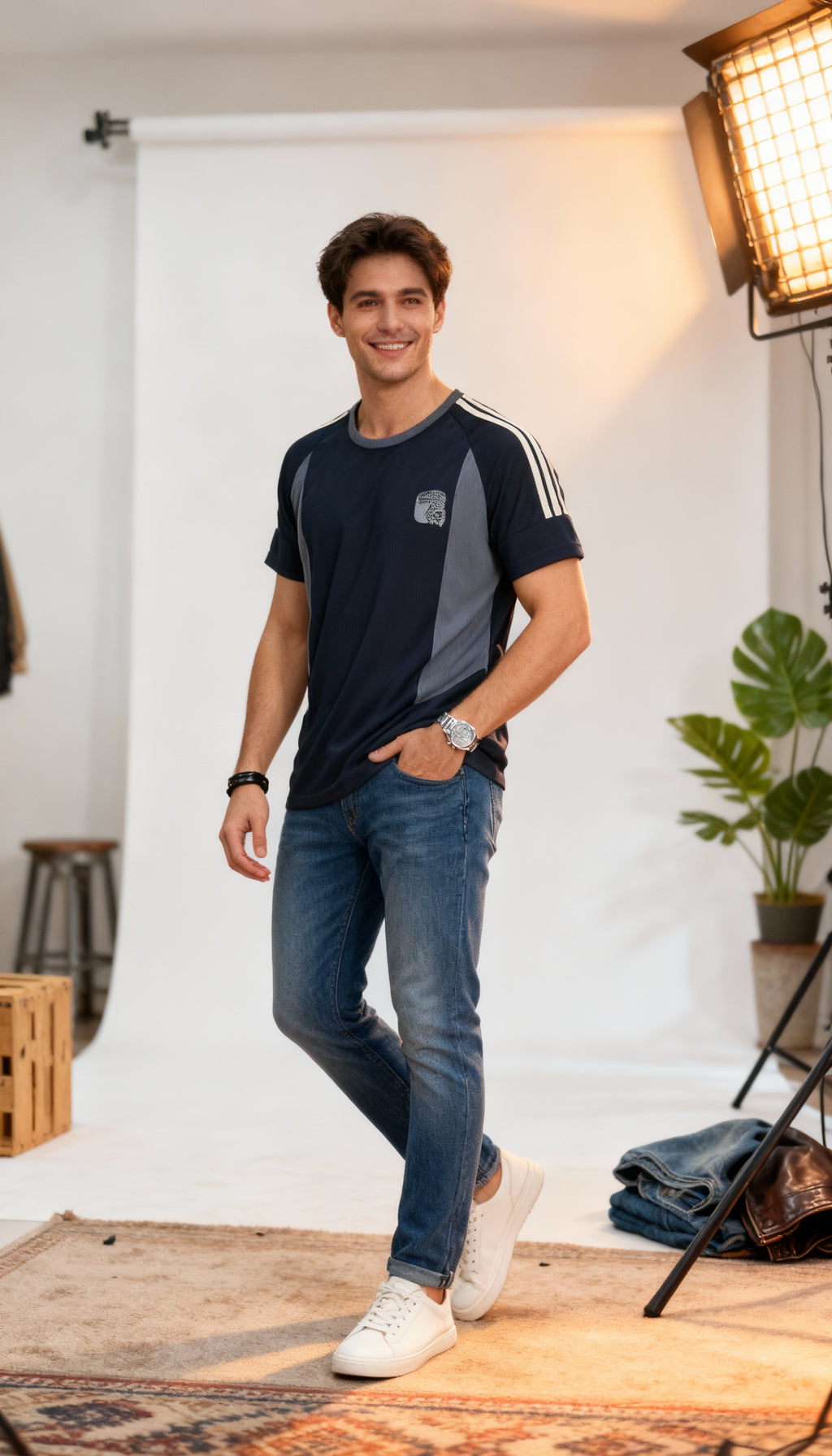 Self Printed Men's T-Shirt