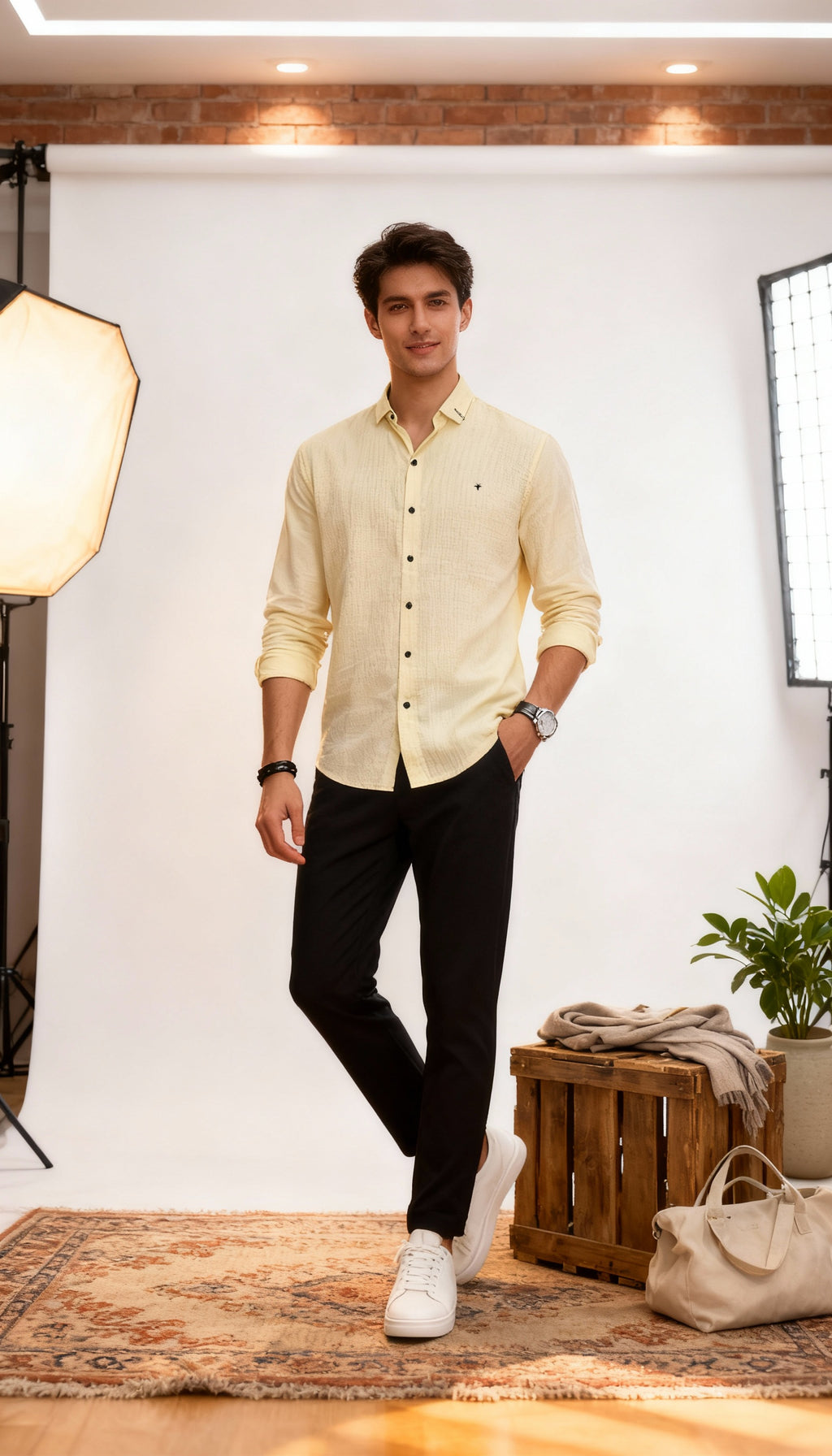 Solid Plain Men's Shirt