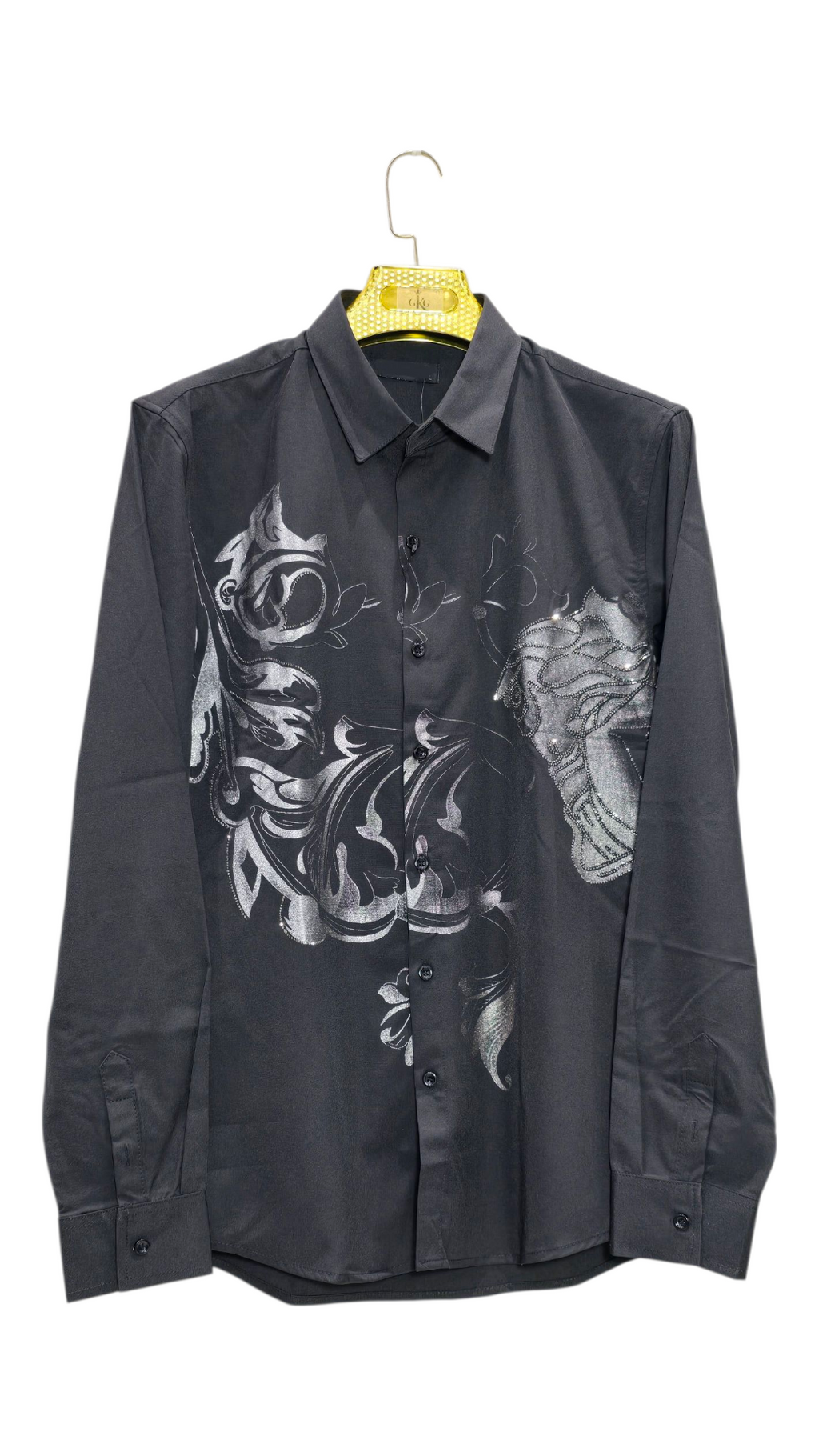 Self Design Premium Club Wear Sequin Men's Shirt