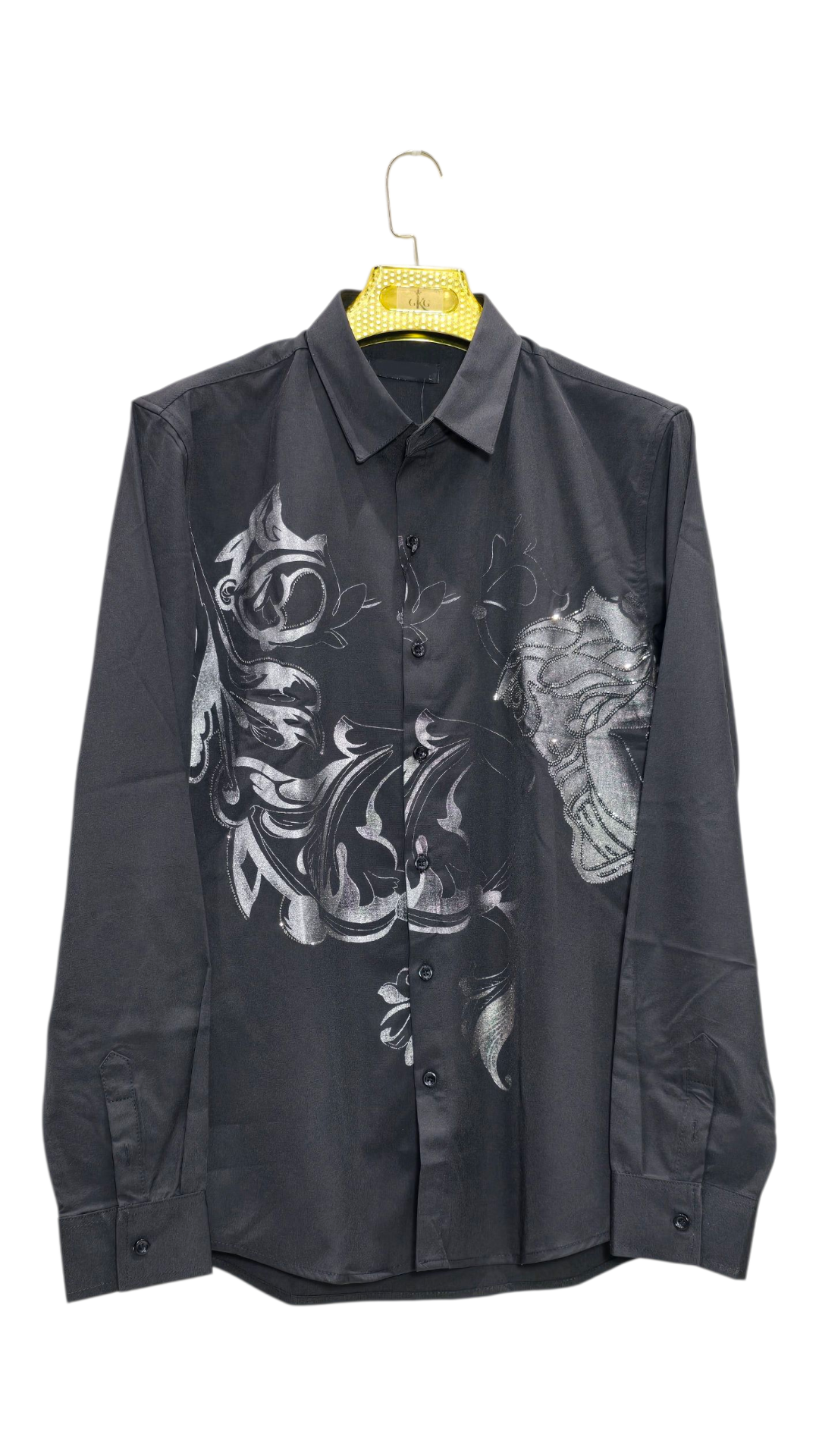 Self Design Premium Club Wear Sequin Men's Shirt