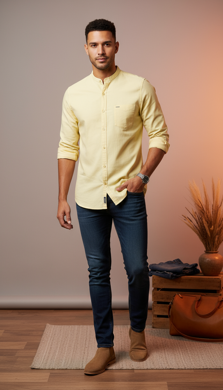 Solid Plain Men's Shirt