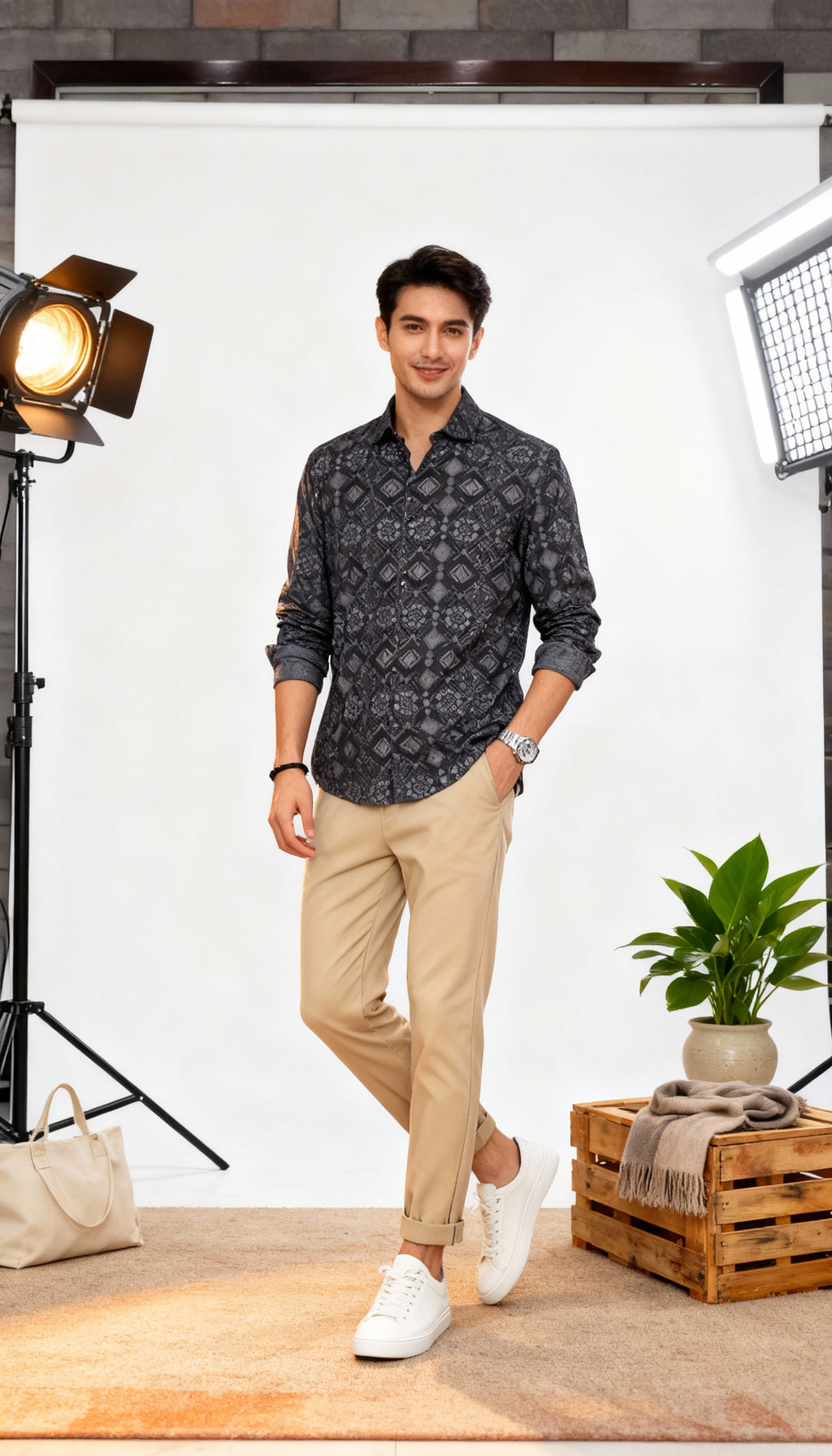 Fancy Printed Men's Shirt