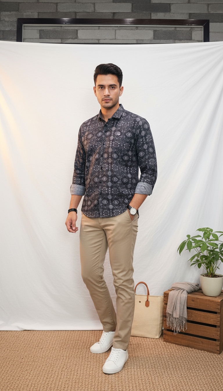 Fancy Printed Men's Shirt
