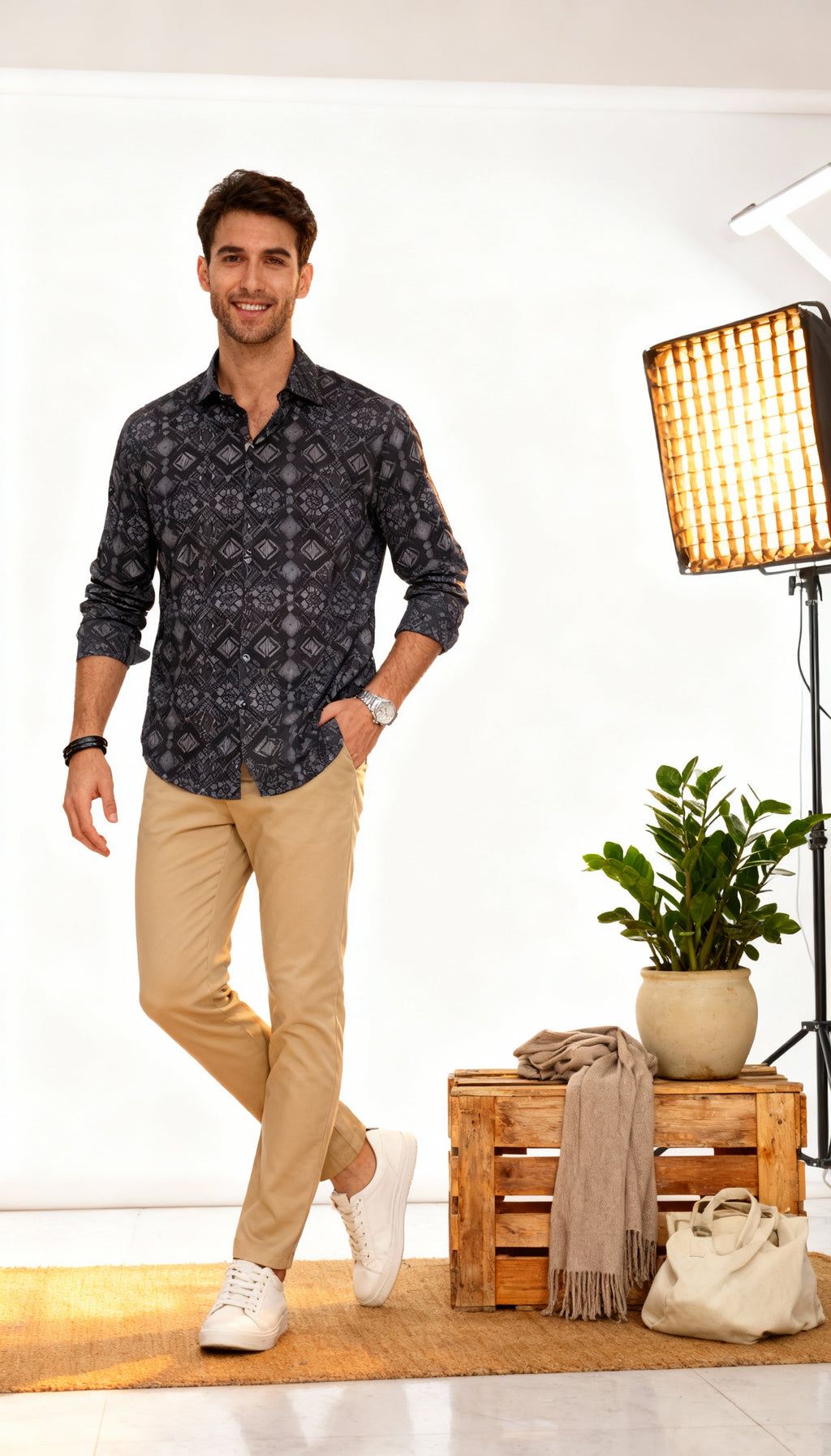 Fancy Printed Men's Shirt