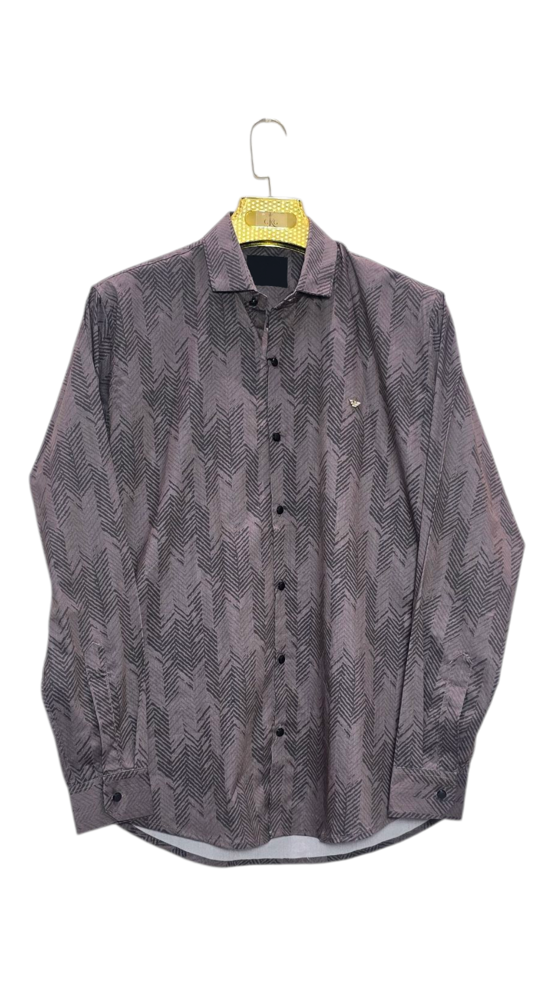 Self Printed Design Men's Shirt