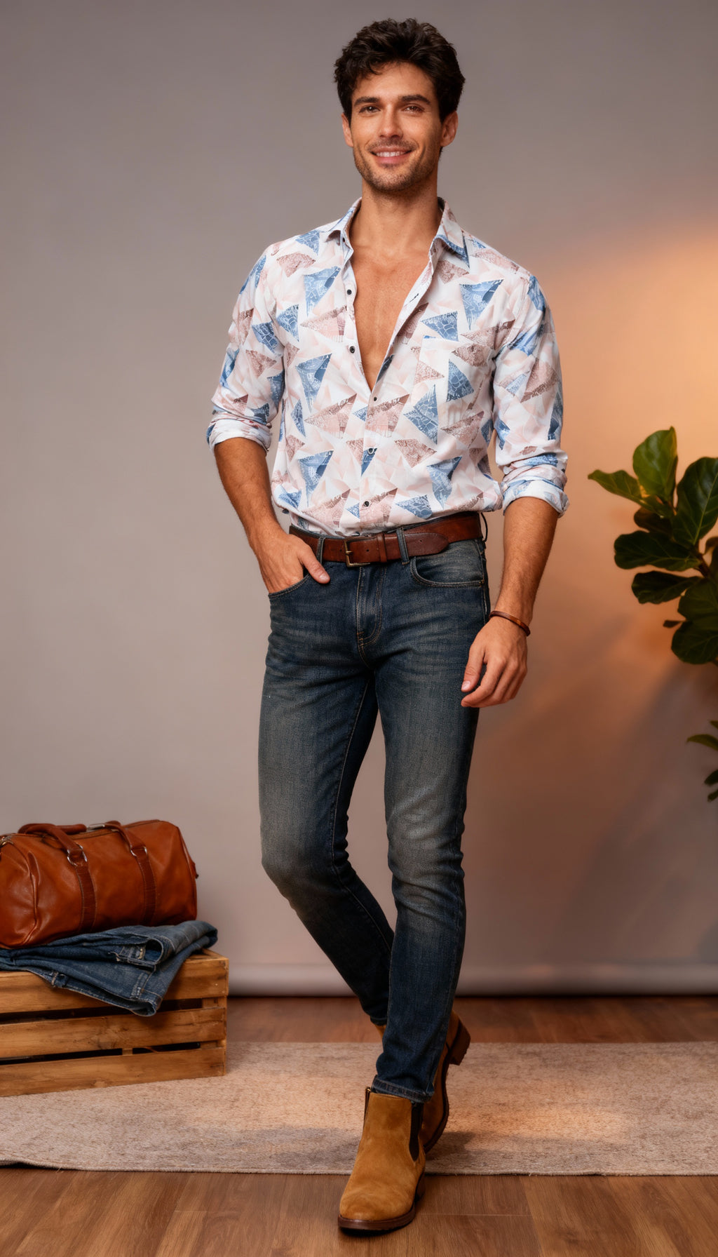 Fancy Printed Men's Shirt