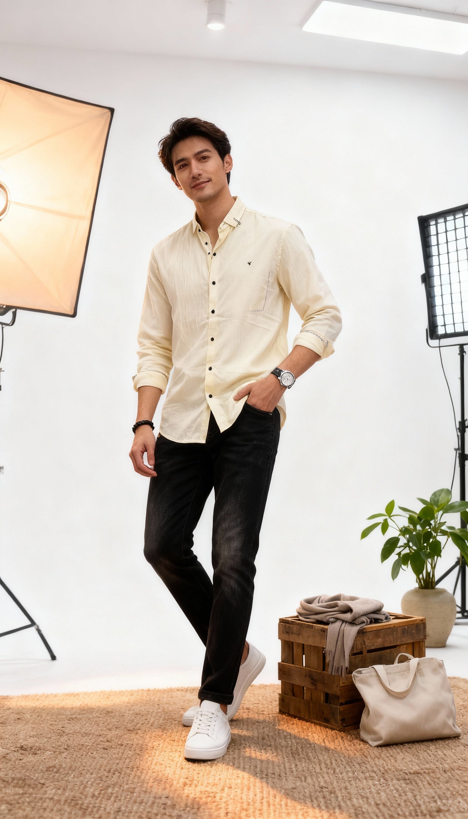 Solid Plain Men's Shirt