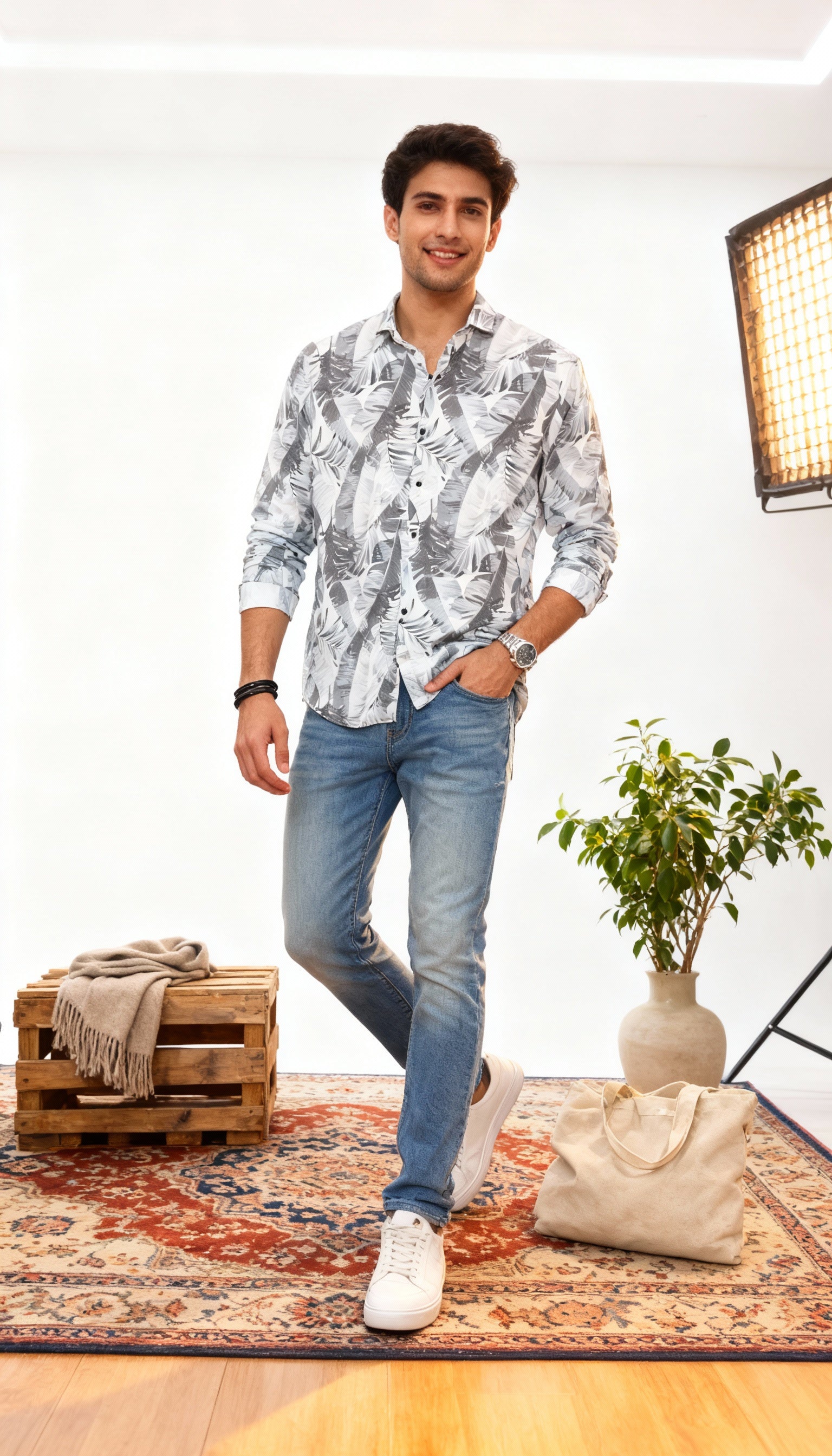 Fancy Printed Men's Shirt