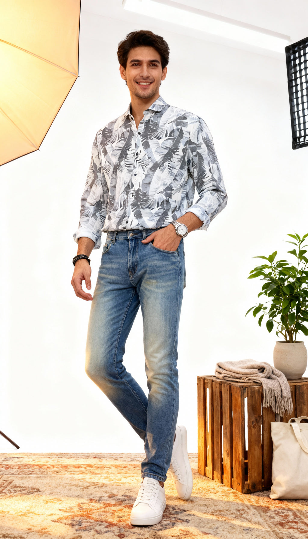 Fancy Printed Men's Shirt