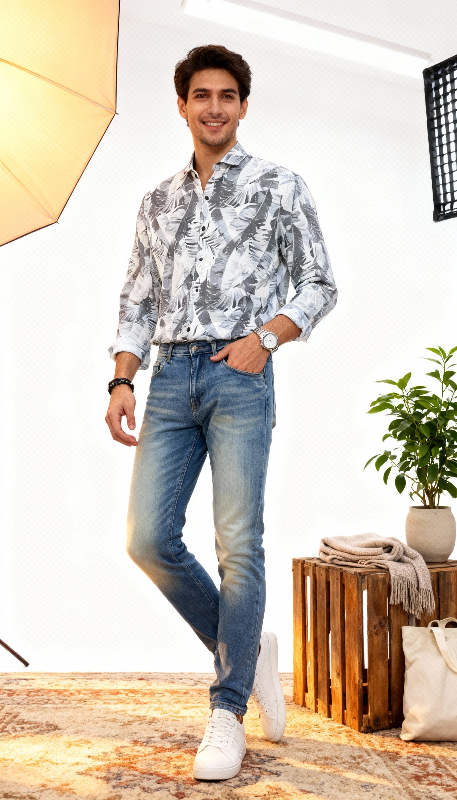 Fancy Printed Men's Shirt