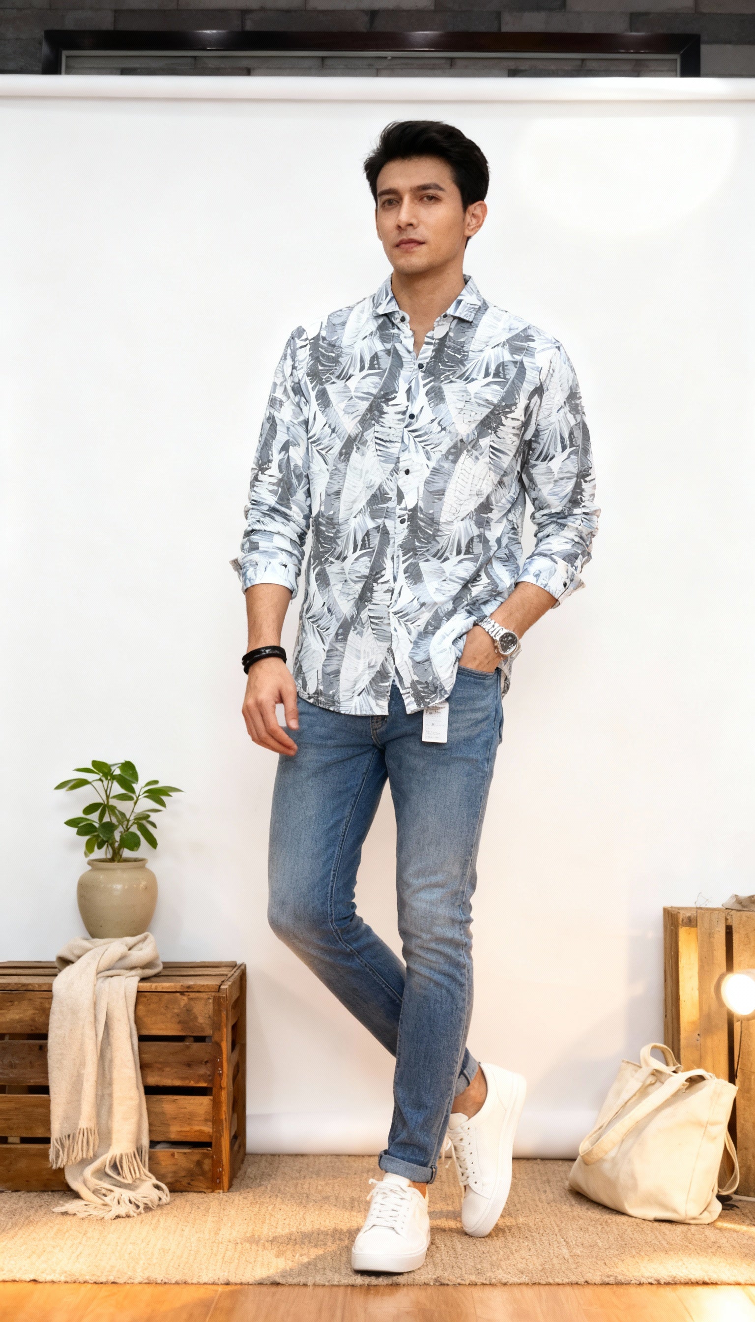 Fancy Printed Men's Shirt