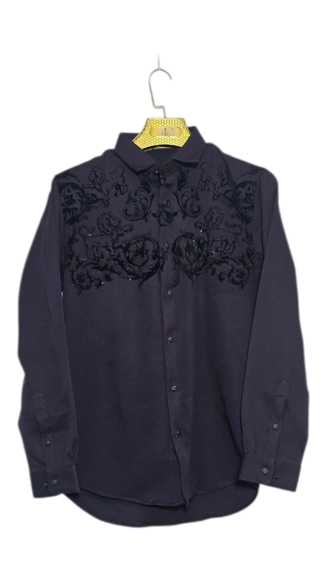 Self Design Premium Club Wear Sequin Men's Shirt