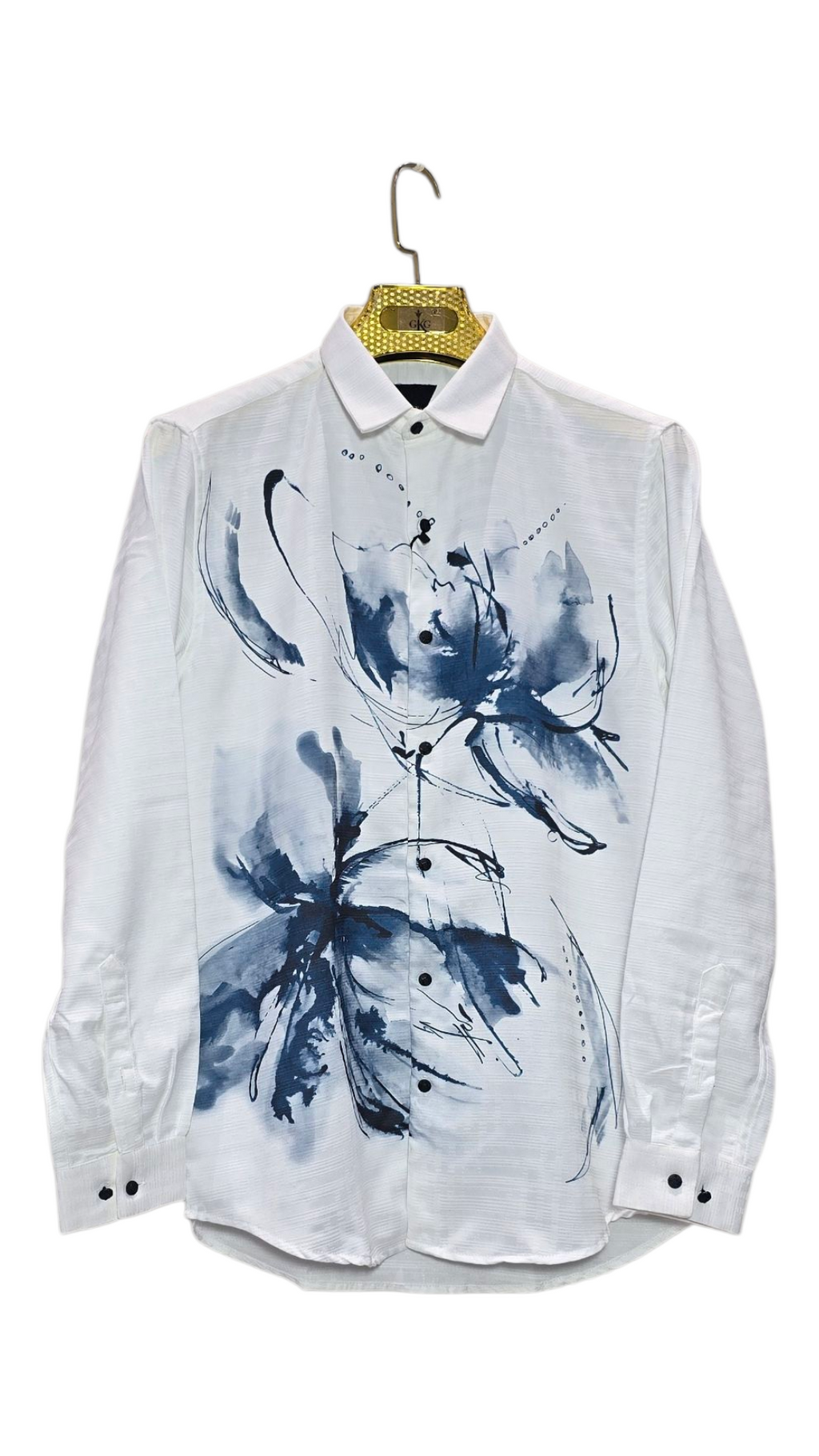 Fancy Self Printed Designer Party Wear Men's Shirt