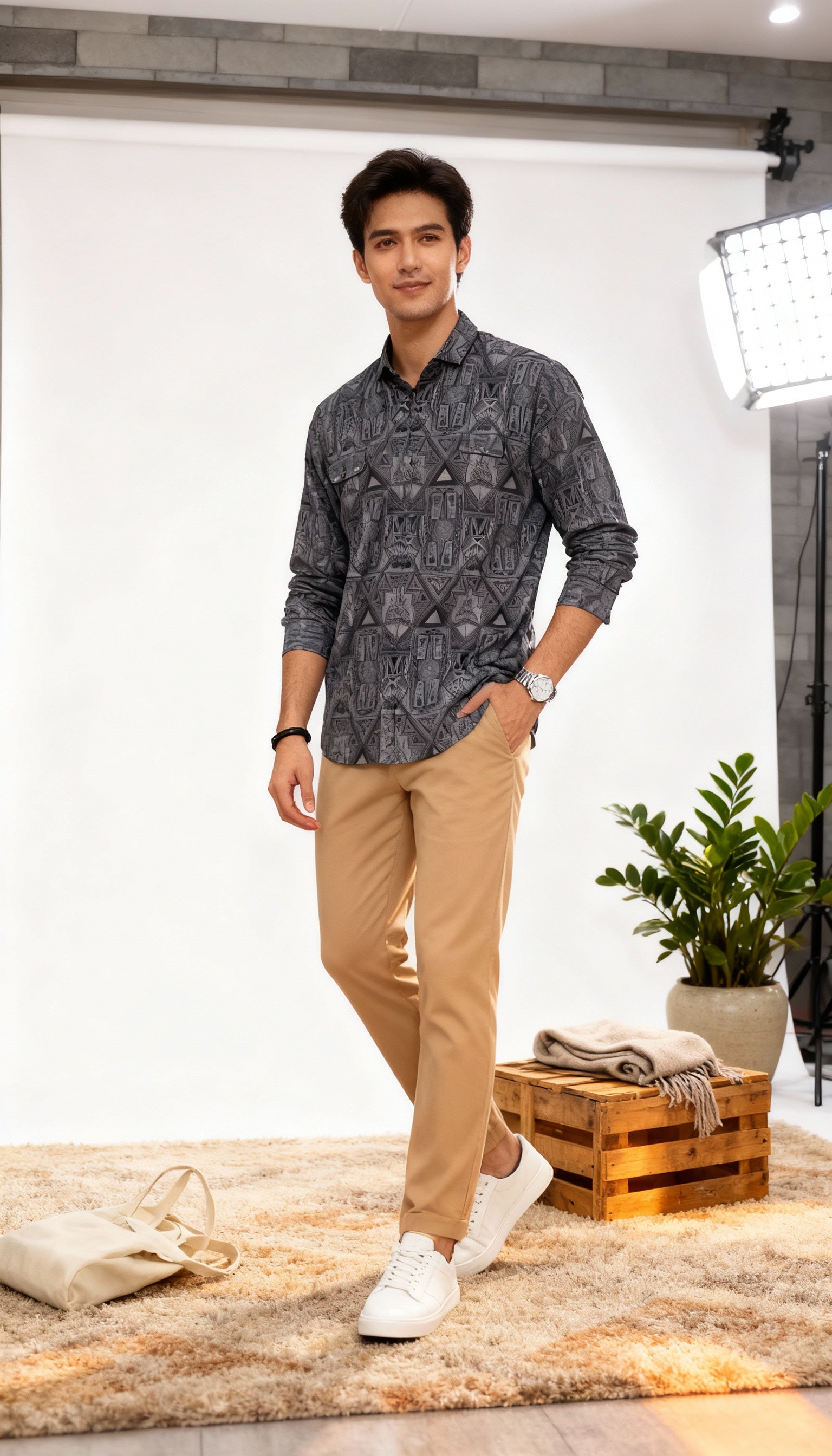 Fancy Printed Men's Shirt