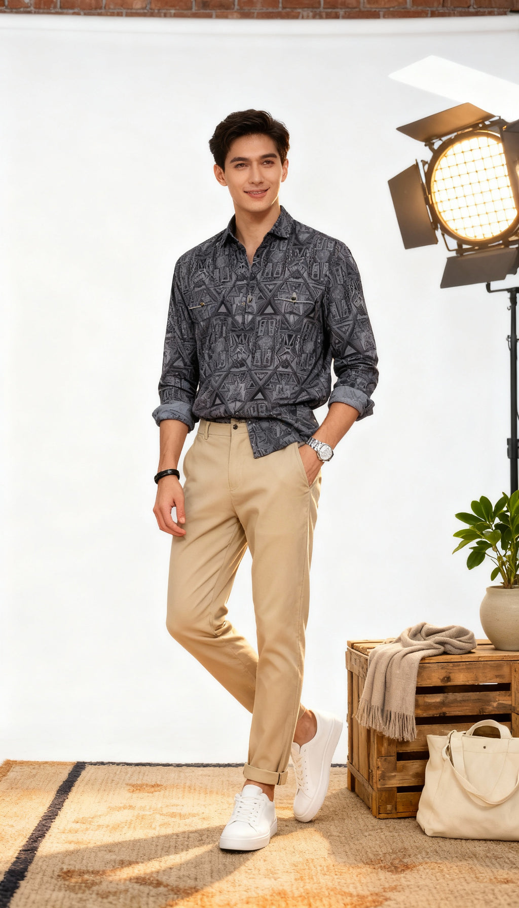 Fancy Printed Men's Shirt