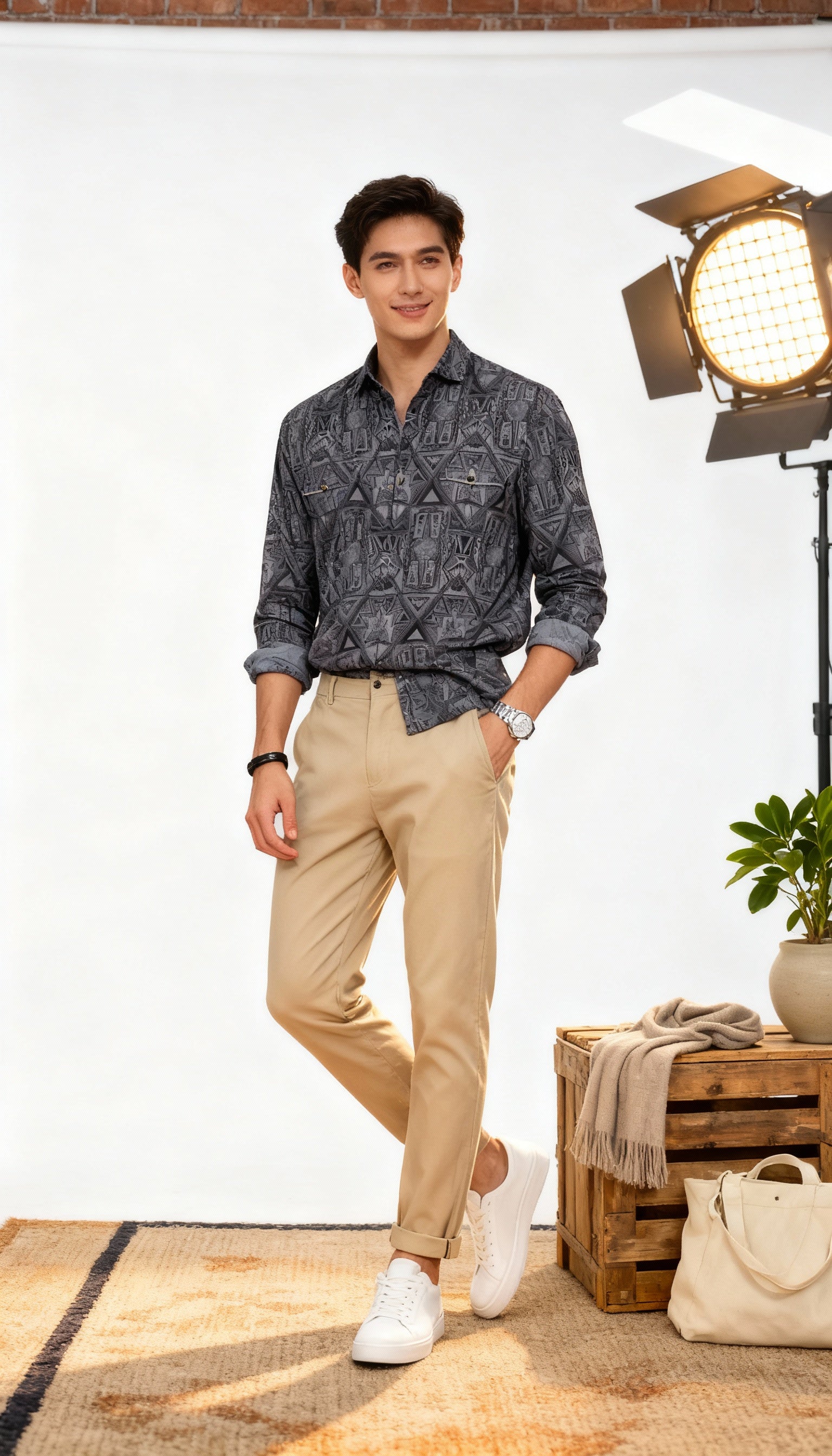Fancy Printed Men's Shirt