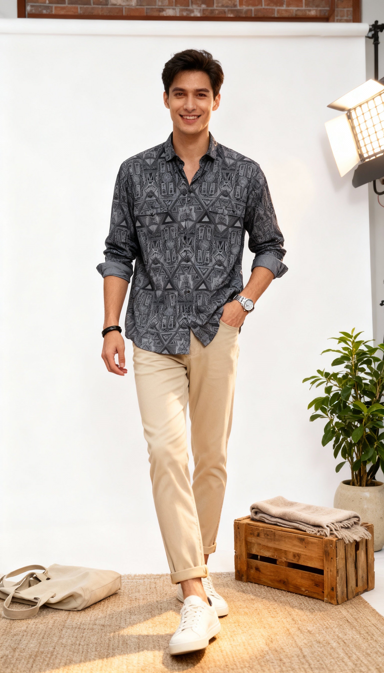 Fancy Printed Men's Shirt