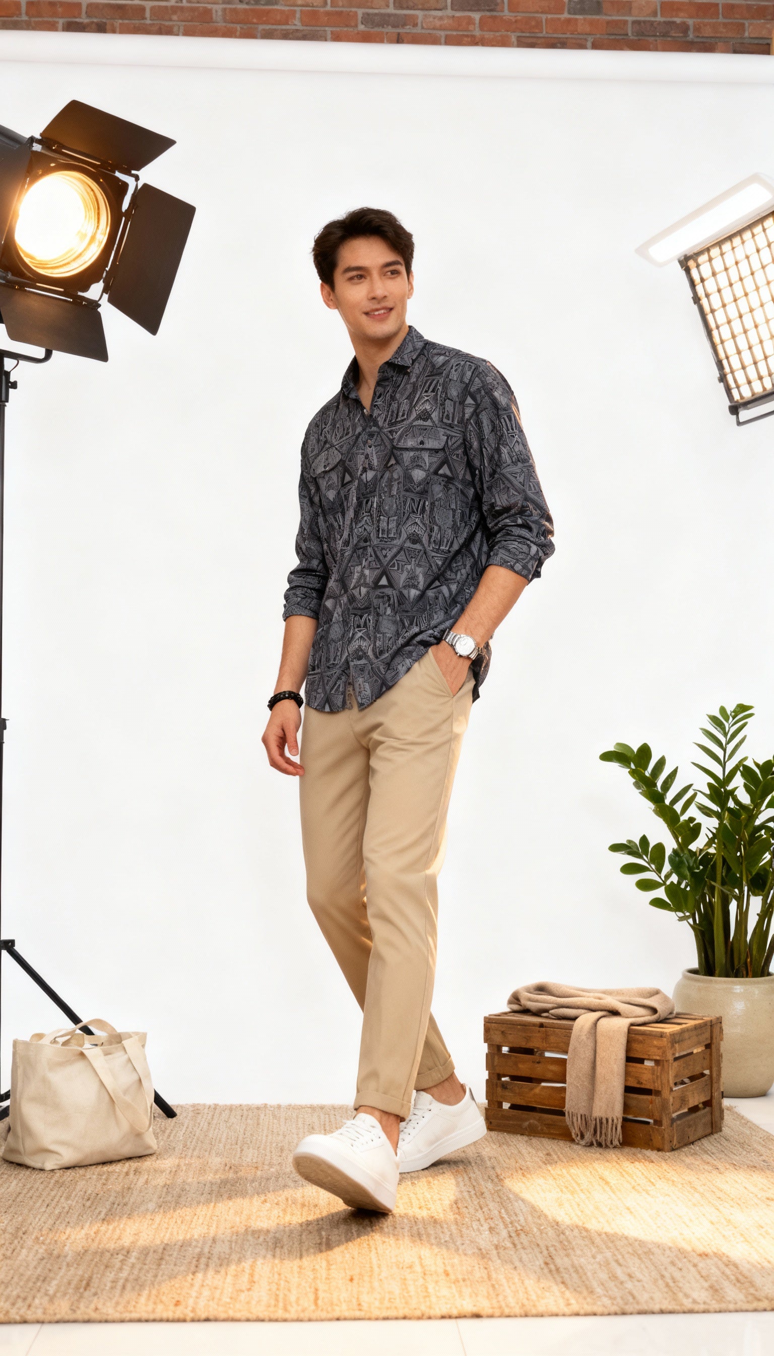 Fancy Printed Men's Shirt