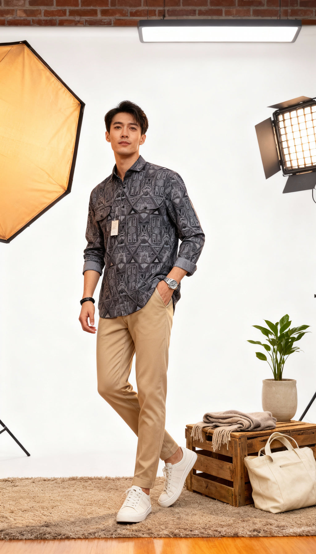 Fancy Printed Men's Shirt