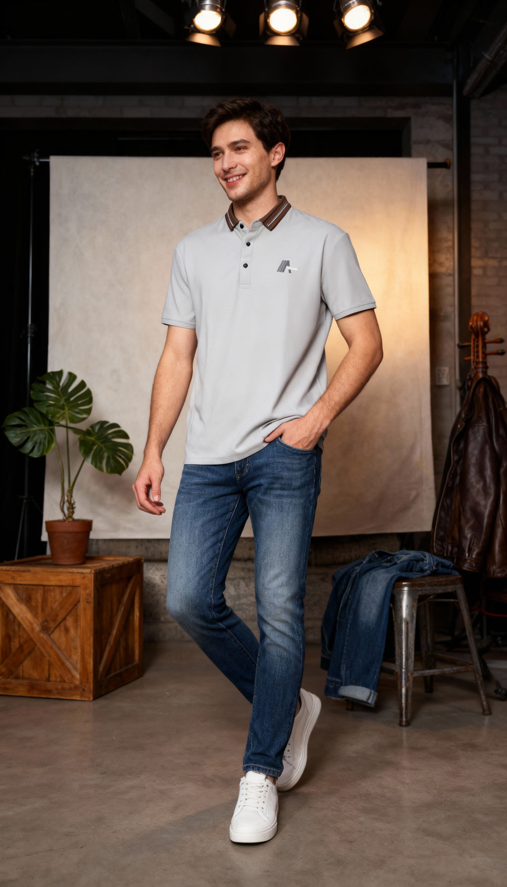 Solid Plain Polo Men's T-Shirt