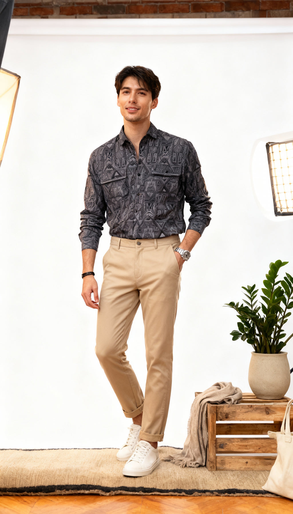 Fancy Printed Men's Shirt