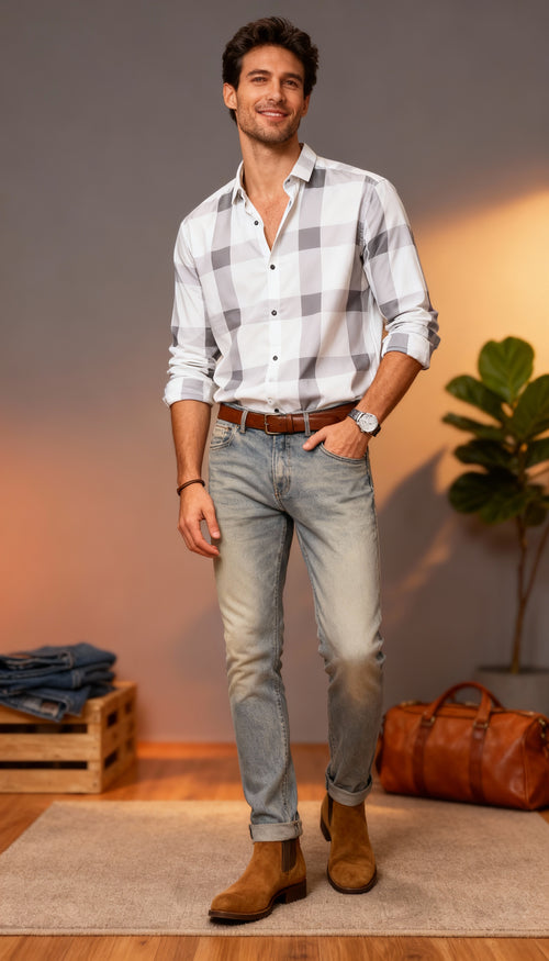 Checks Men's Shirt