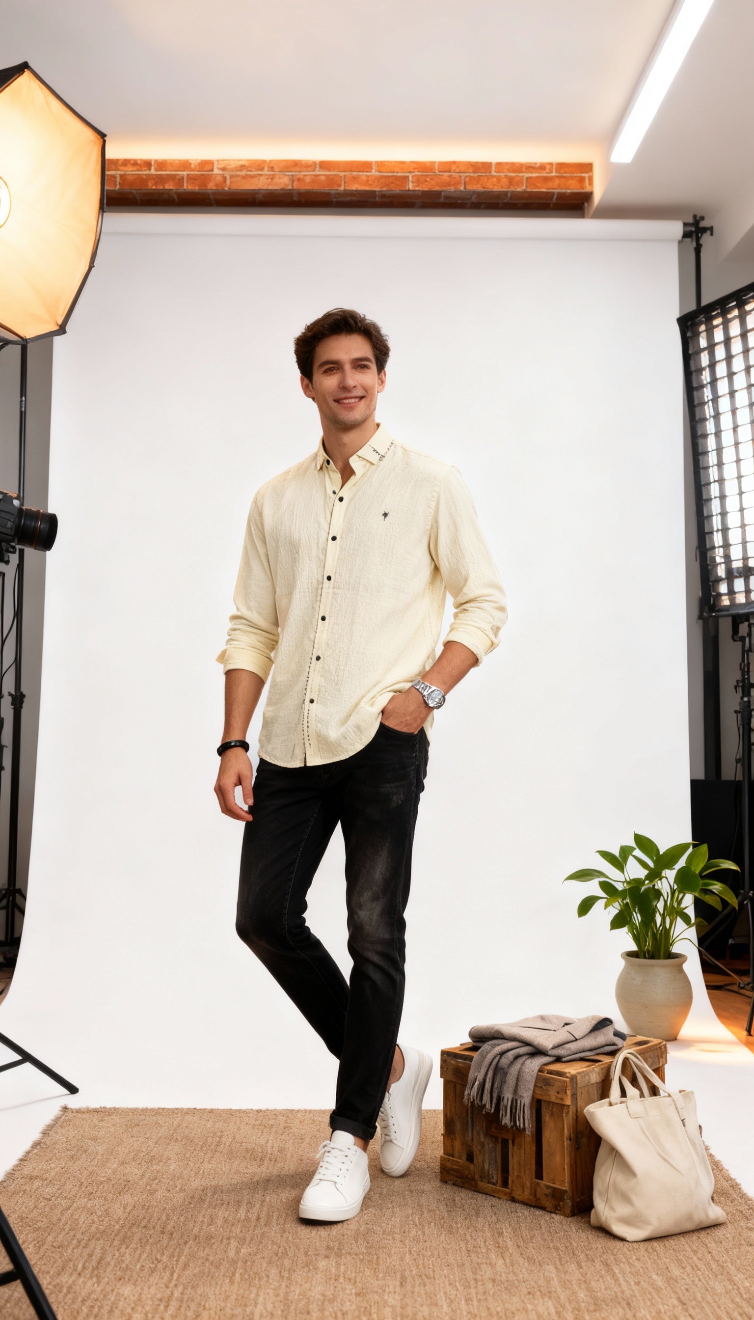 Solid Plain Men's Shirt