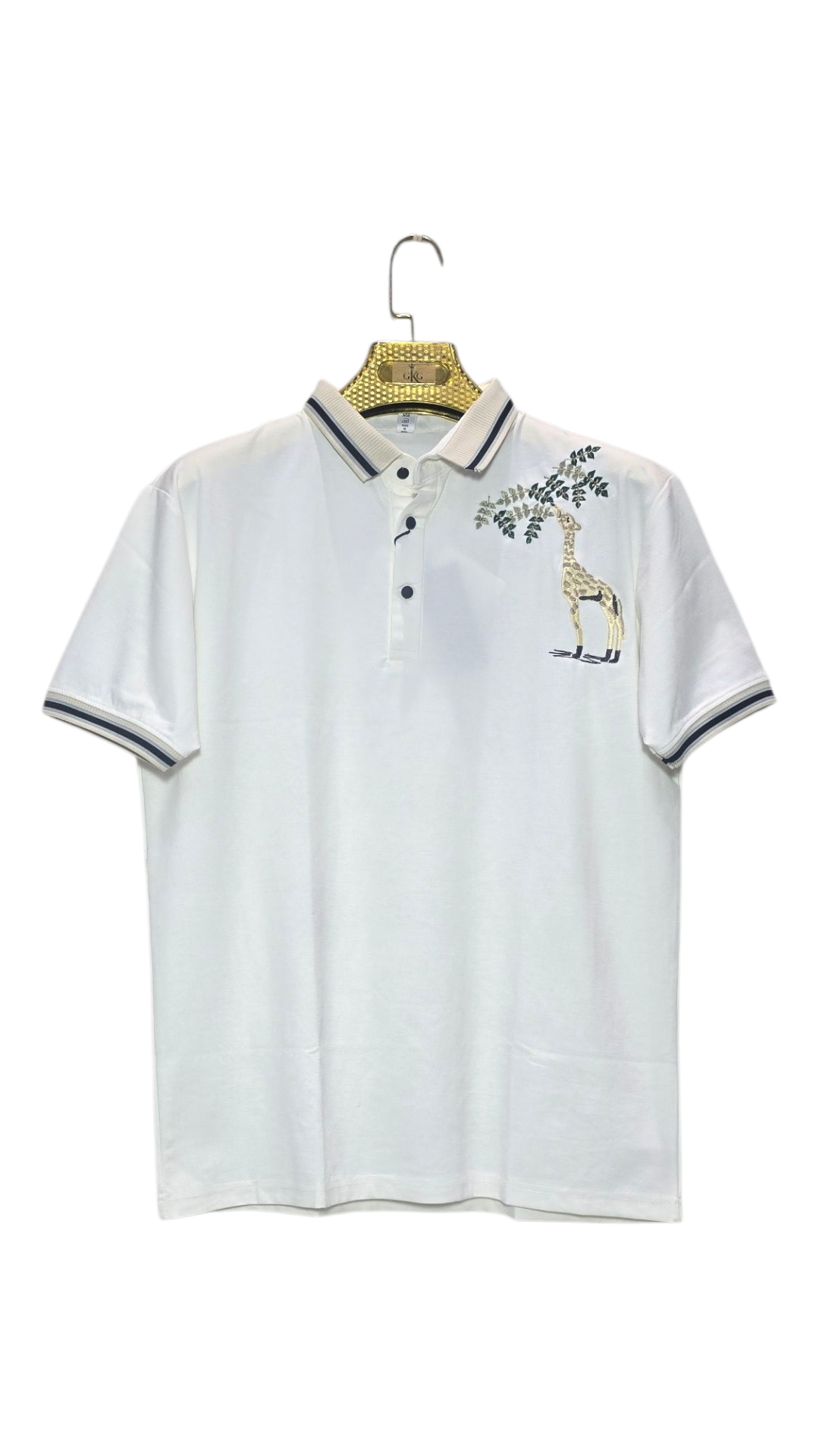 Self Printed Polo Men's T-Shirt