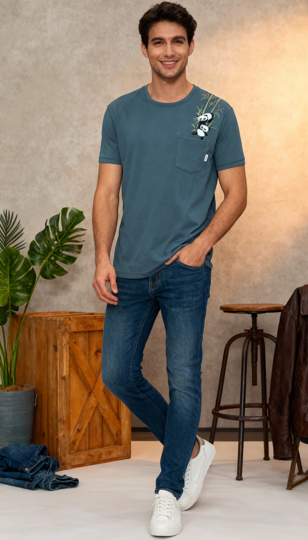 Pocket Style Men's T-Shirt