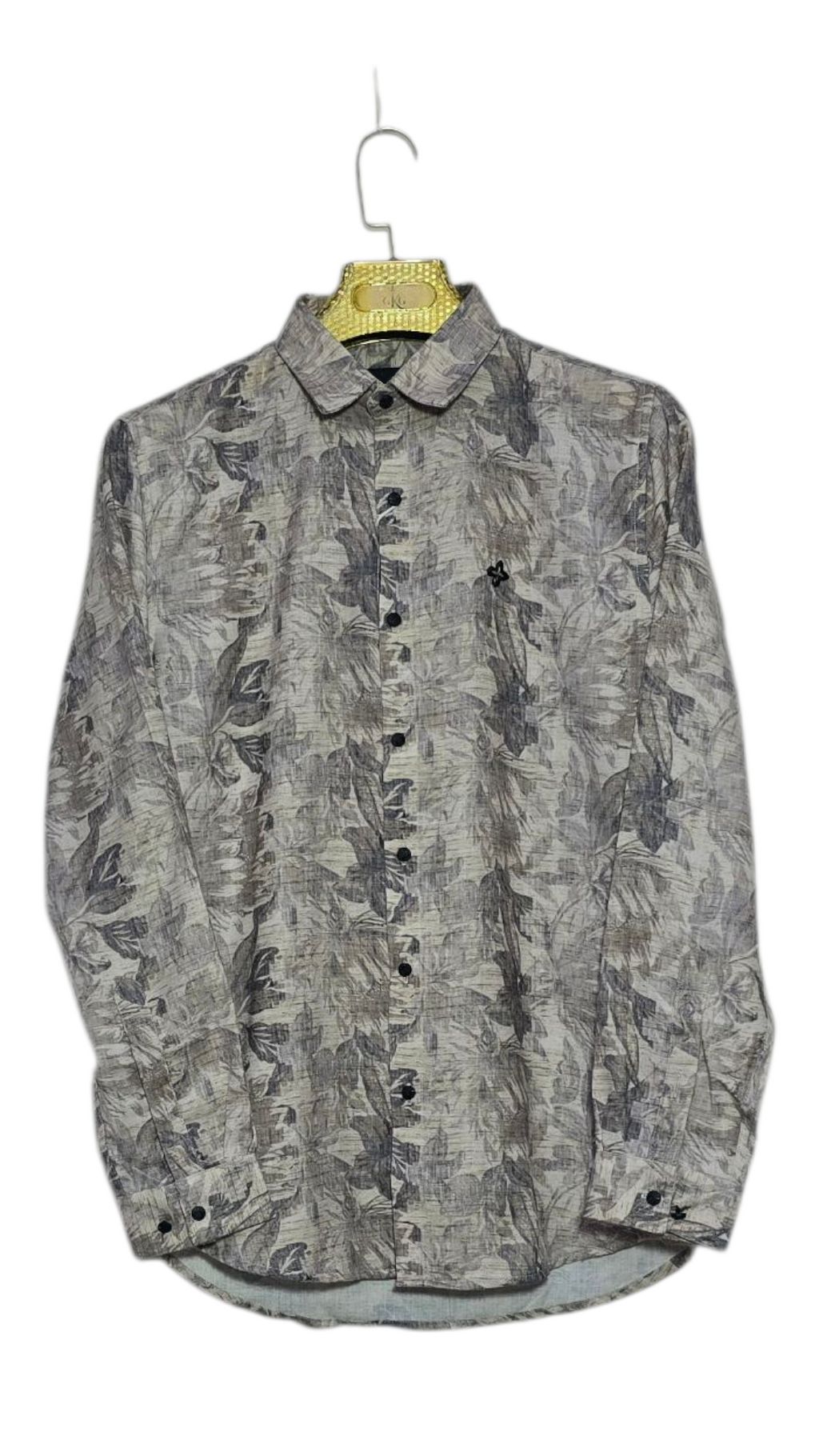 Self Printed Designer Party Wear Men's Shirt