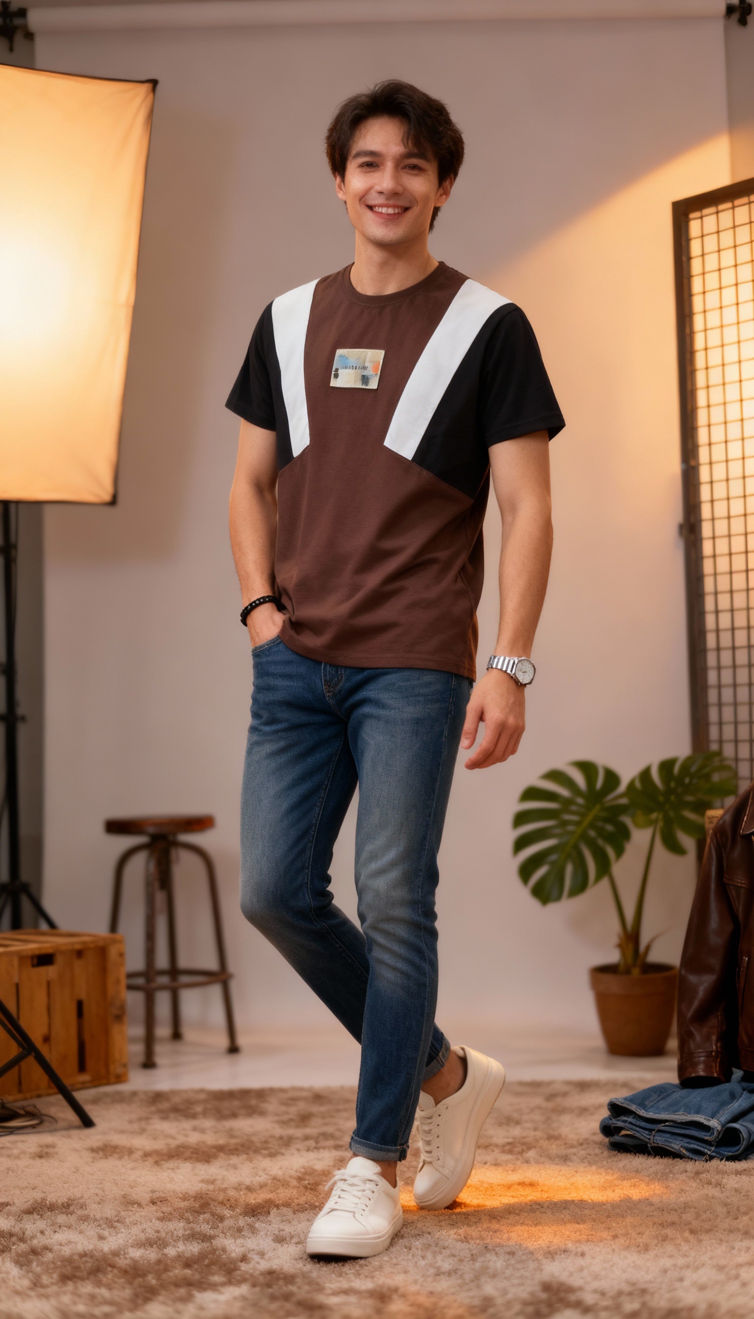 Self Printed Men's T-Shirt