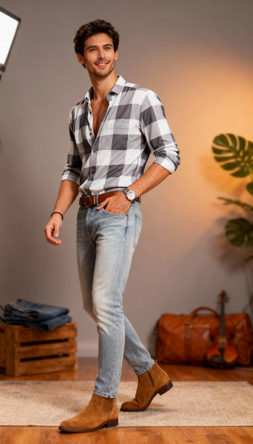 Checks Men's Shirt
