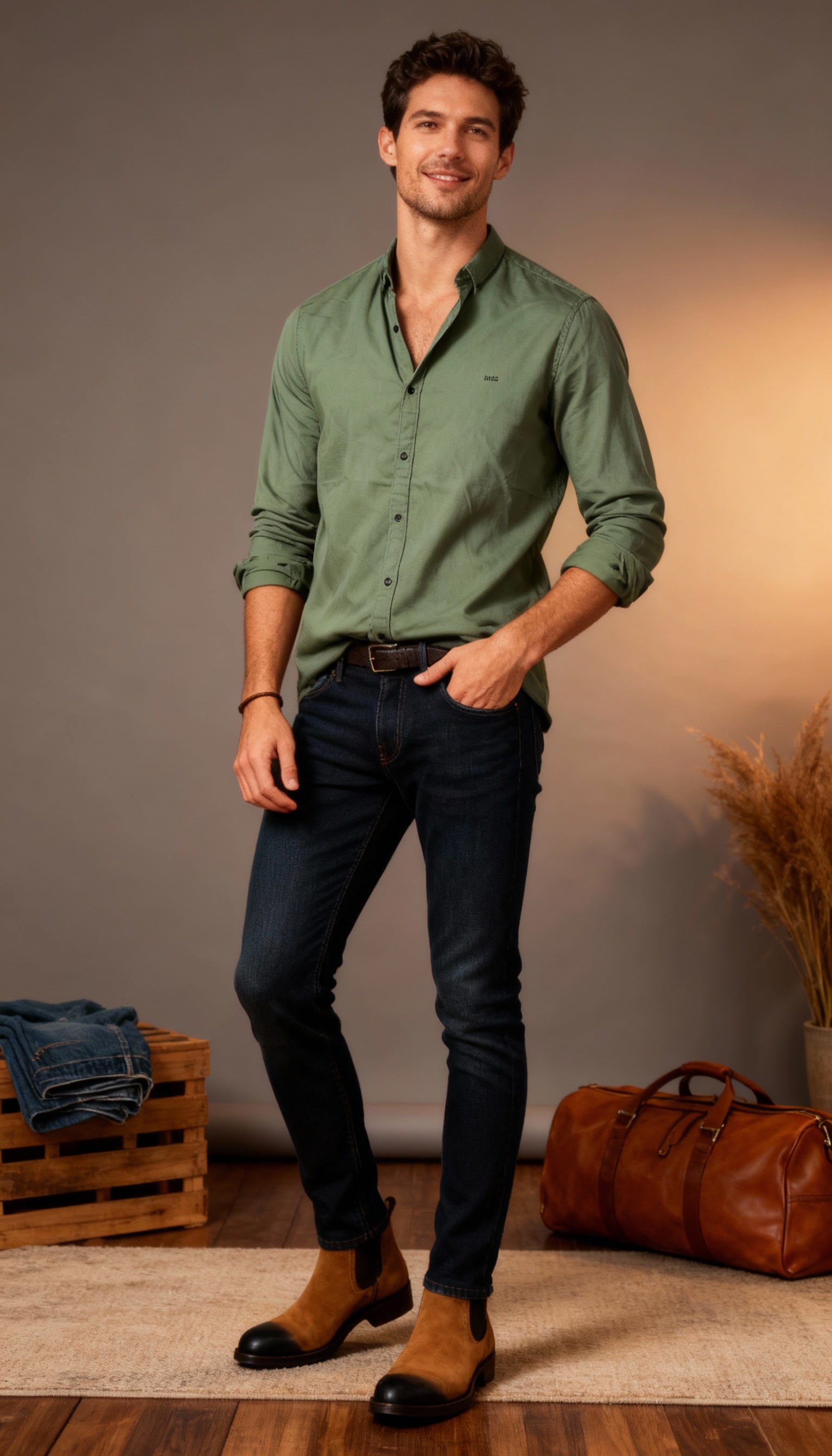 Solid Plain Men's Shirt