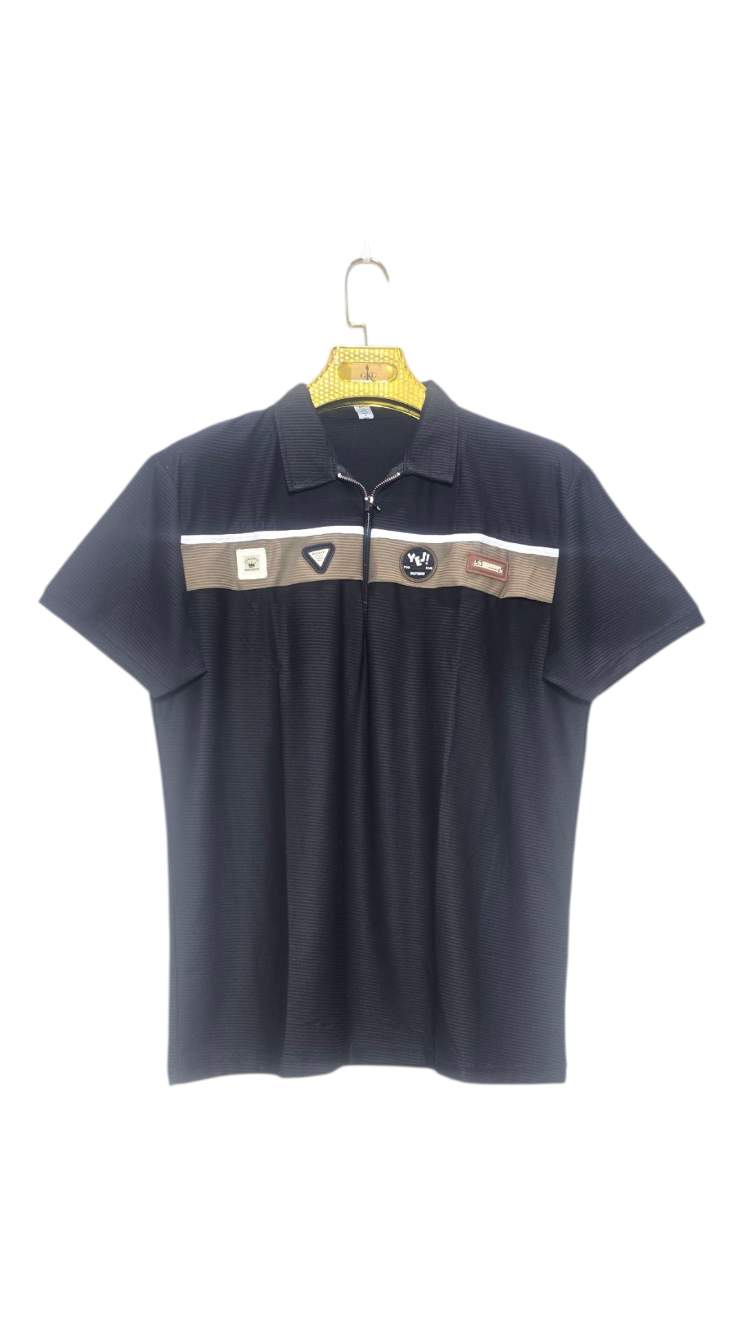 Self Printed Polo Men's T-Shirt