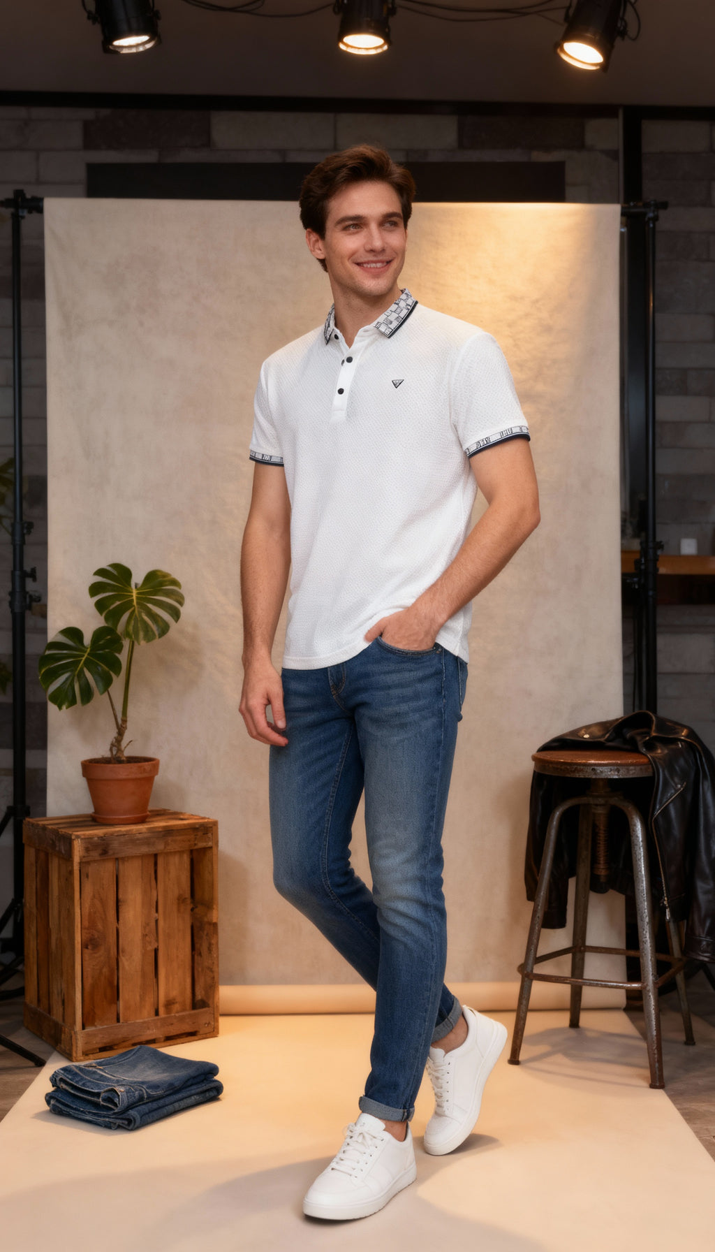 Solid Plain Polo Men's T-Shirt