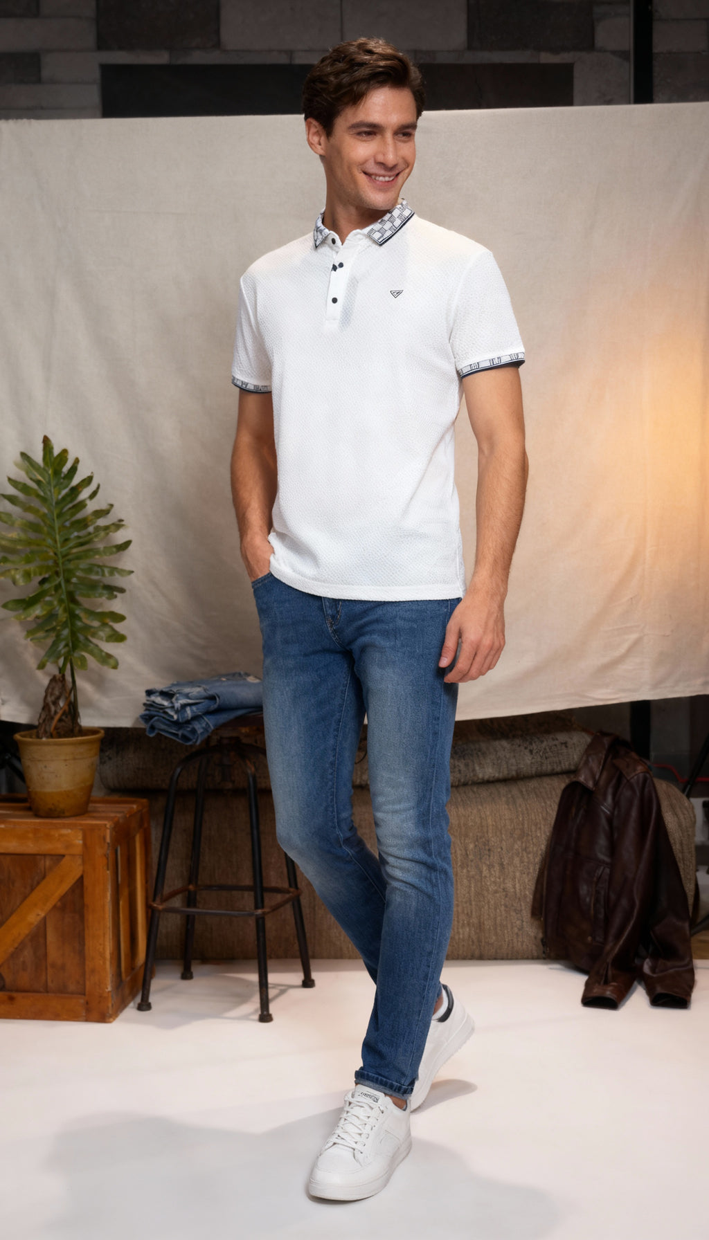 Solid Plain Polo Men's T-Shirt