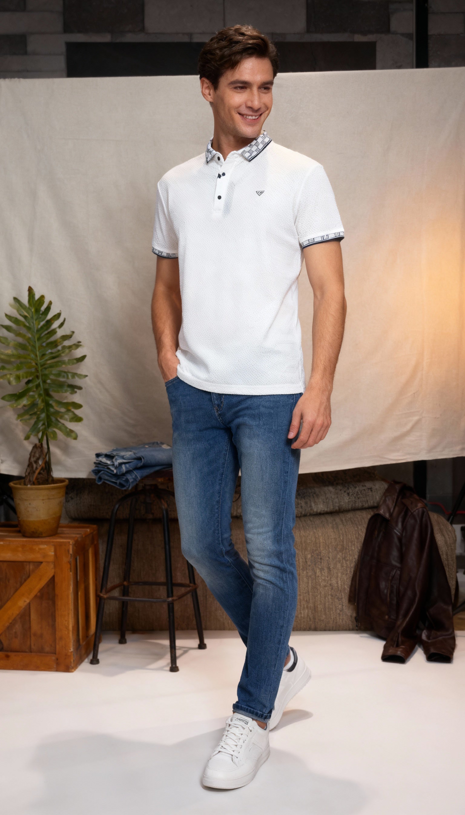 Solid Plain Polo Men's T-Shirt
