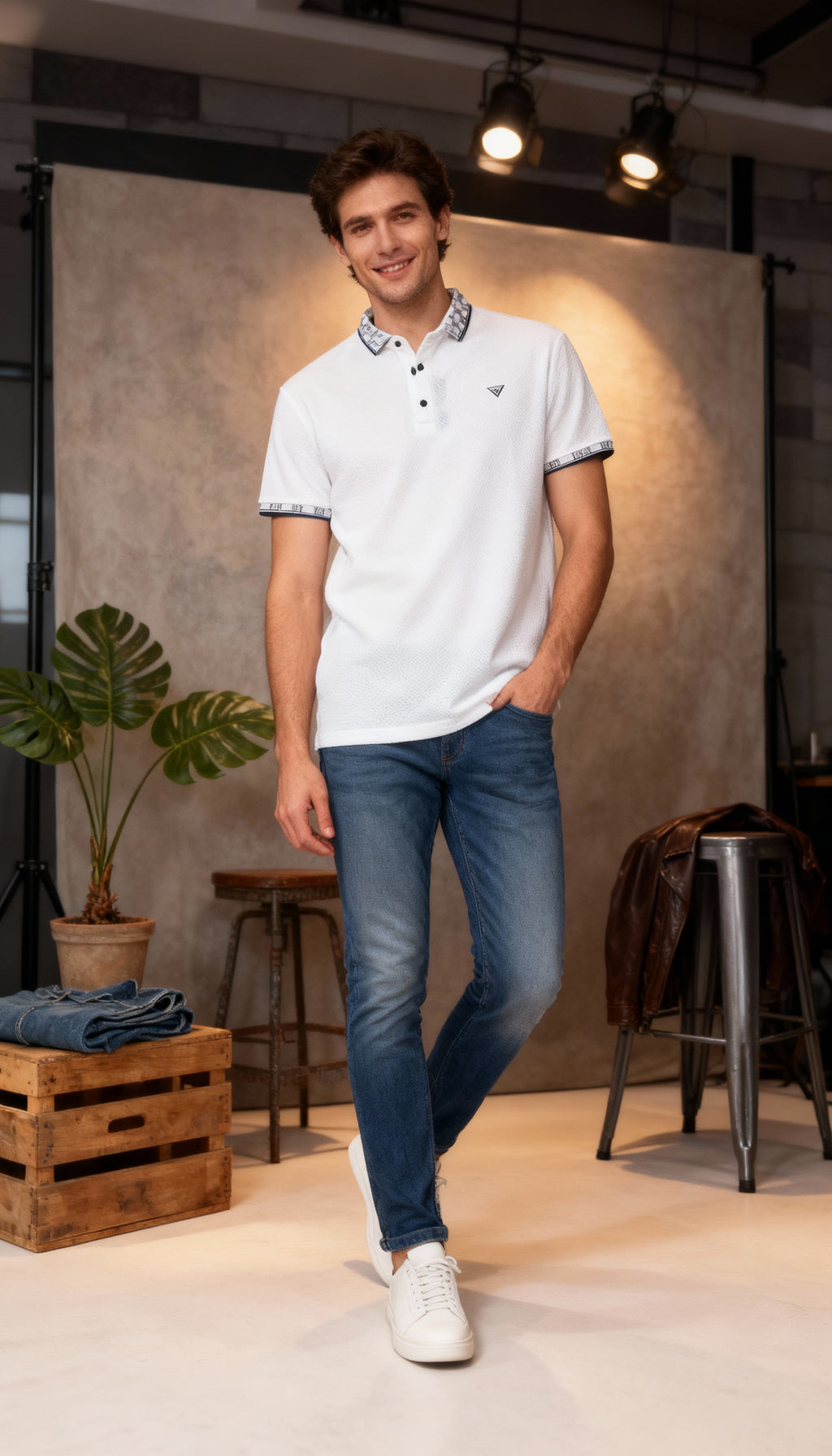 Solid Plain Polo Men's T-Shirt